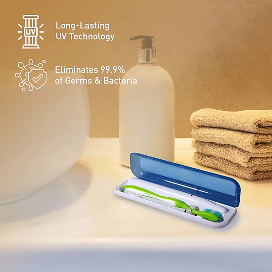 Pursonic Unisex Oral Care Bundle: RET200 Electric Toothbrush, Cedarwood Toothbrushes & UV Toothbrush Sanitizer Set