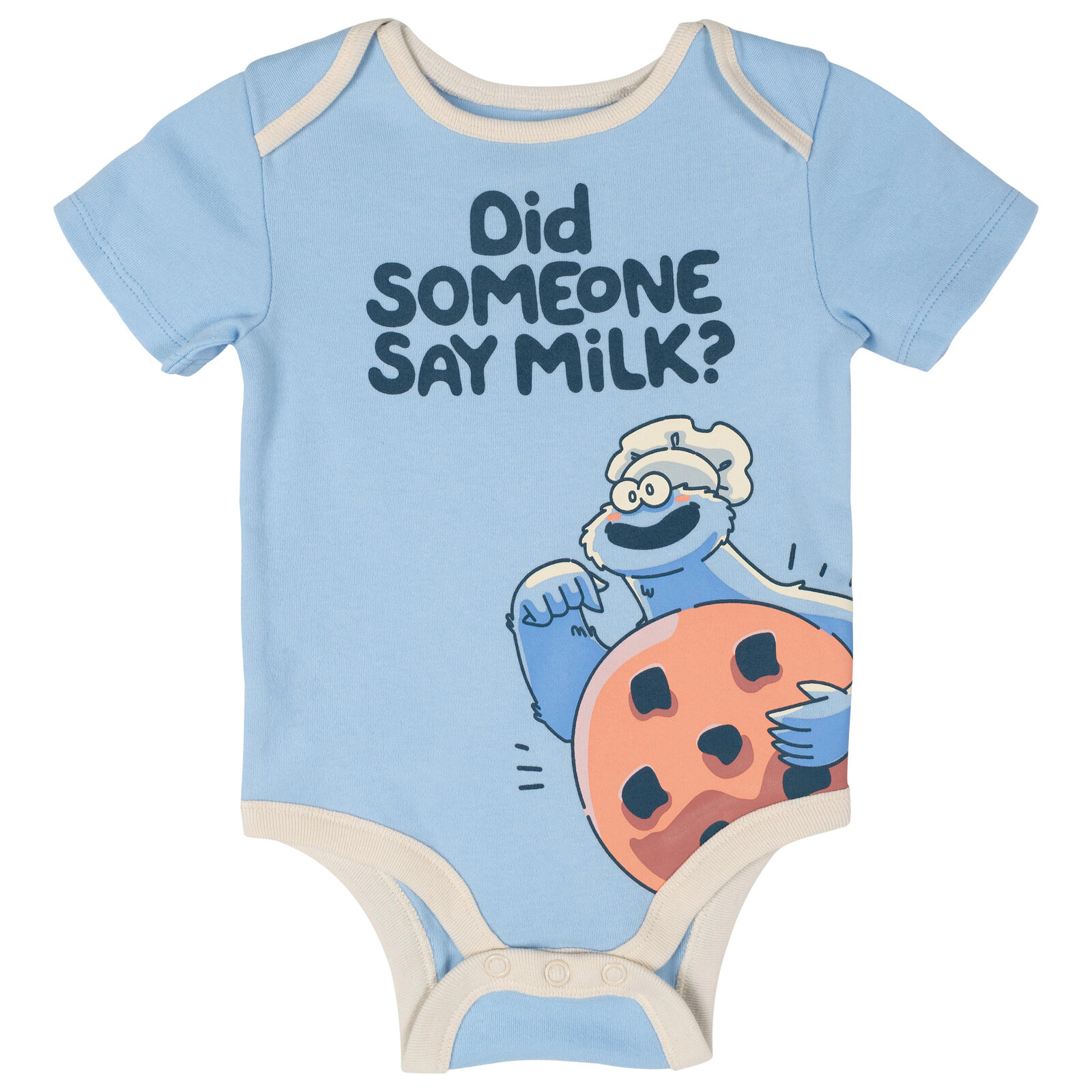 Sesame Street Baby 5-Pack One Piece Short Sleeve Bodysuits