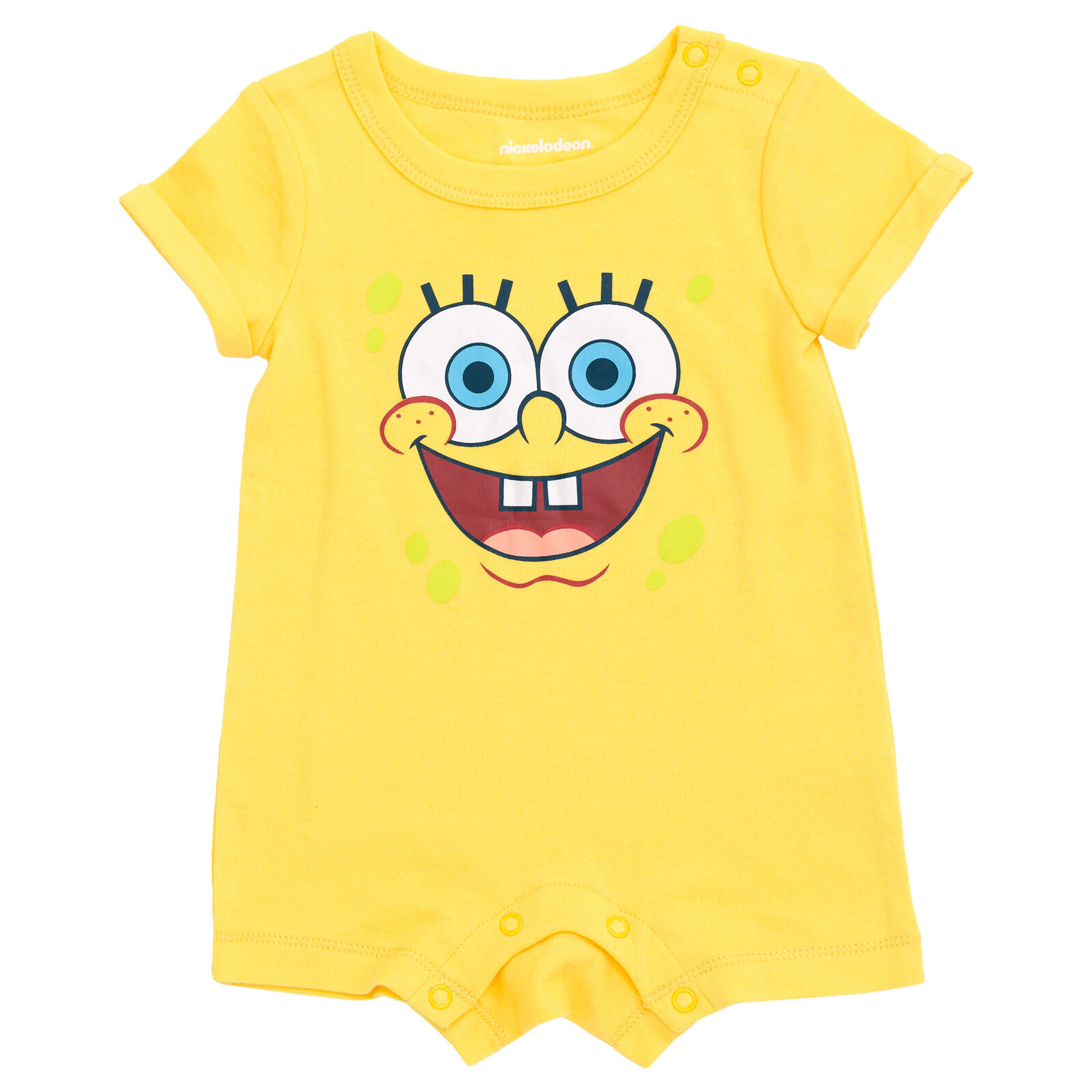SpongeBob SquarePants Baby 2-Piece Romper and Hat Set