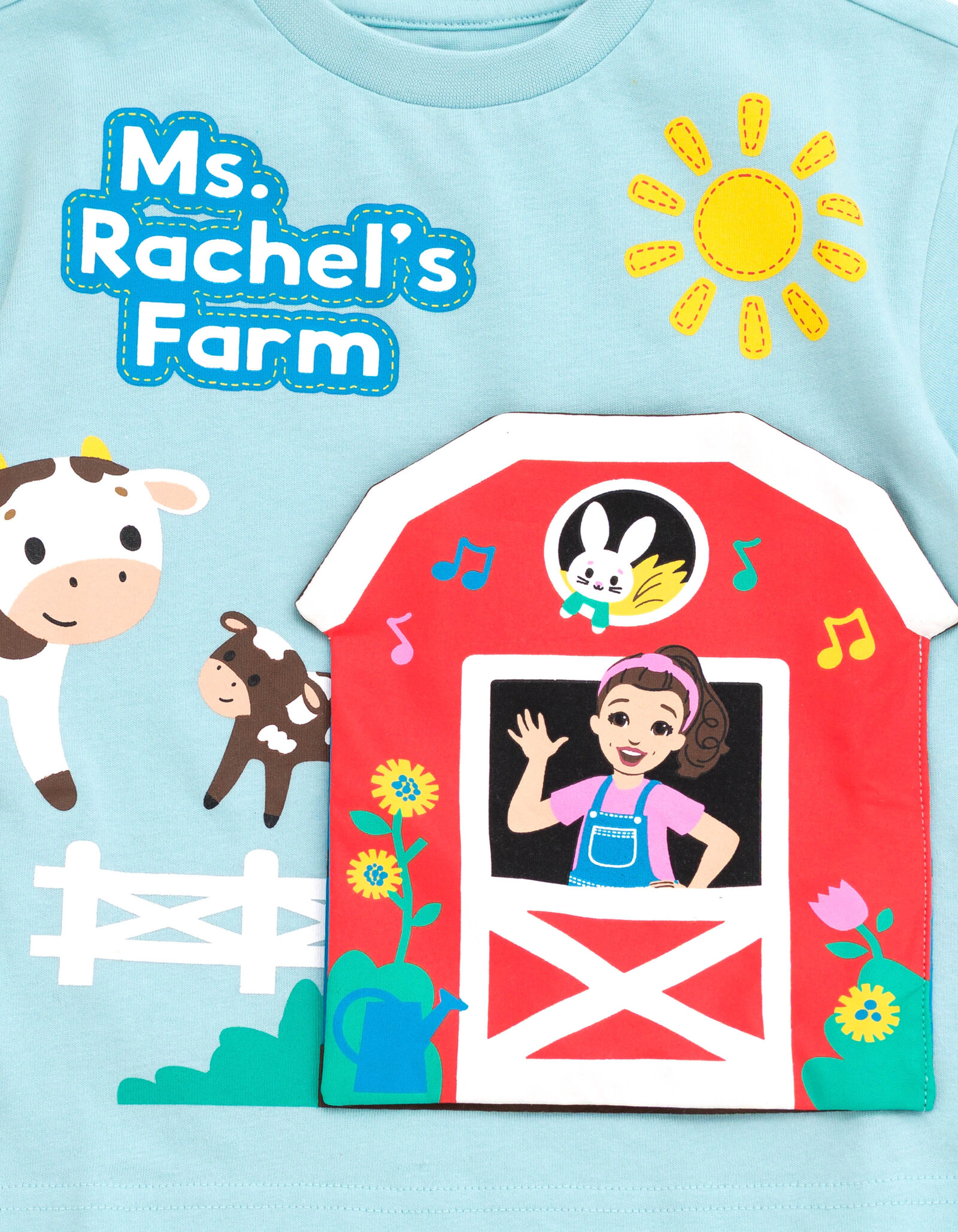 Ms. Rachel Short Sleeve T-Shirt  with 3D Flap