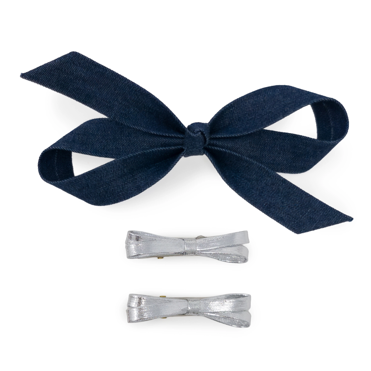 Puttisu Girls 3-Piece Bow Clip Set