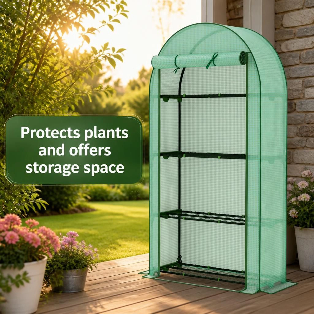 WOW PIONEER Portable Mini Walk-In Greenhouse