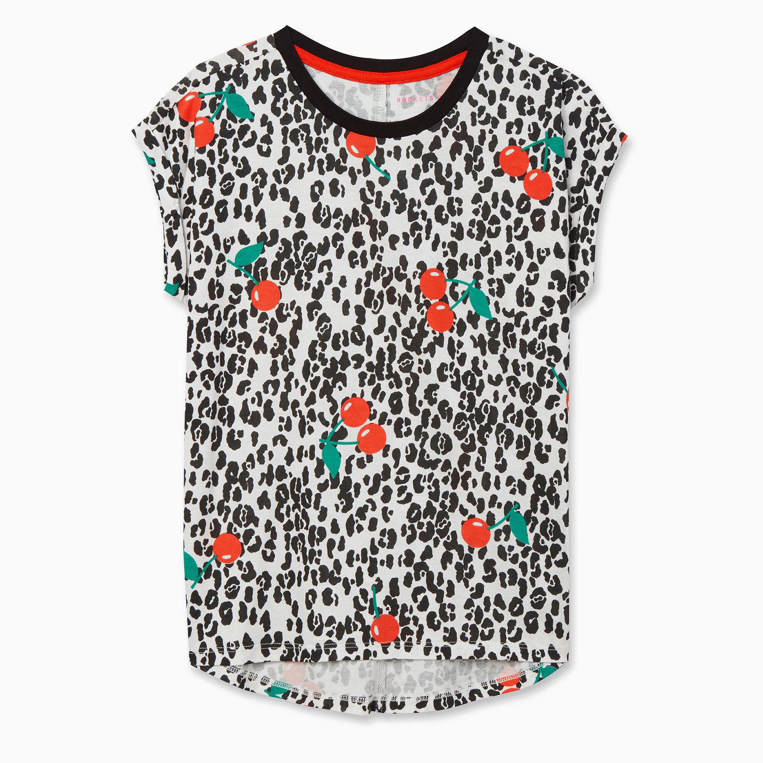 Rockets of Awesome Animal Cherry Tee for Girls