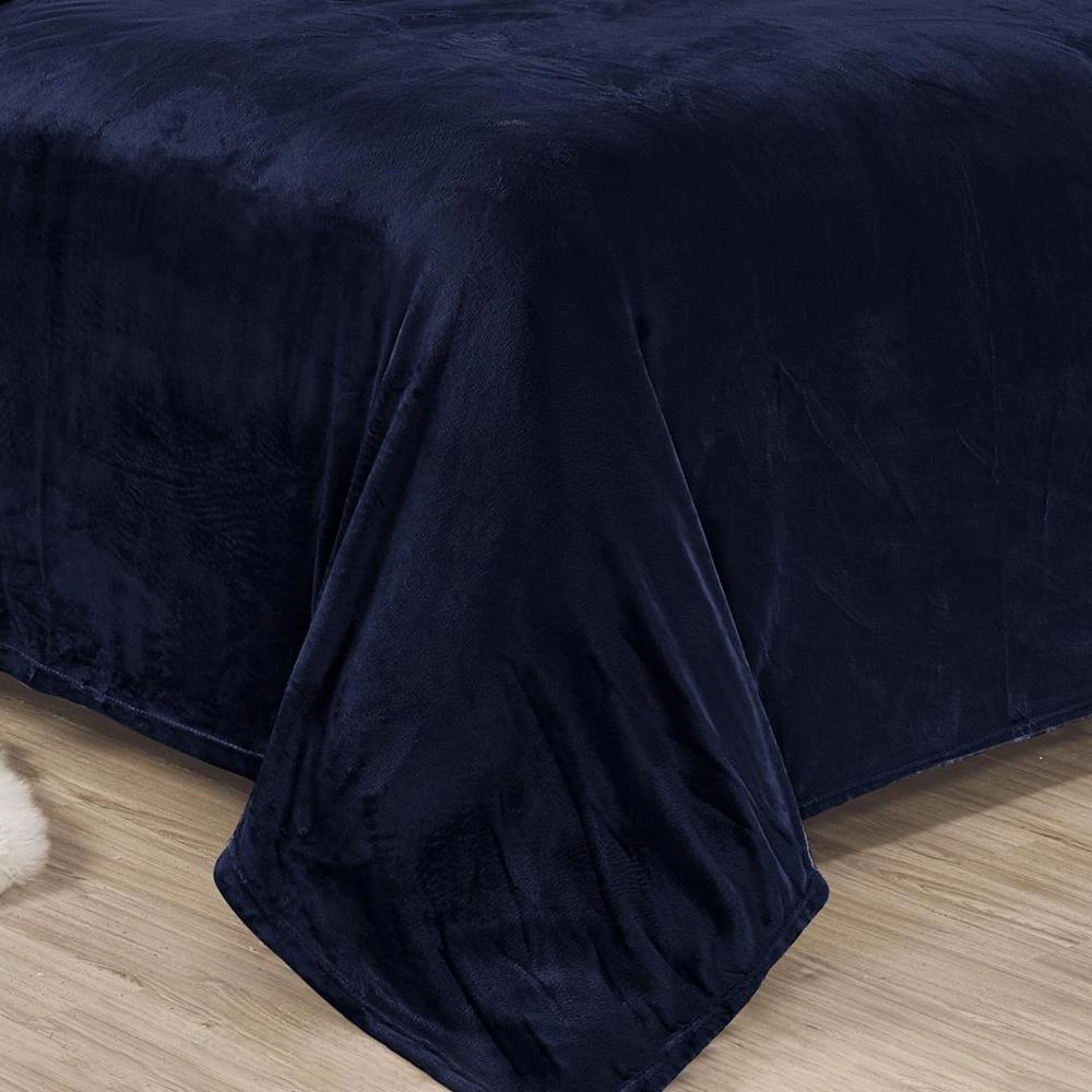 Lavana Microplush Ultra Premium All Season Soft Brushed Sheet Sets Navy by Plazatex