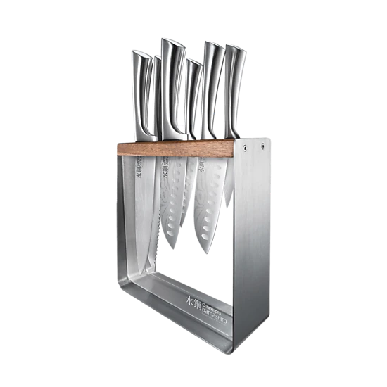 Cuisine::pro® Damashiro® Kinzoku Knife Block 7 Piece