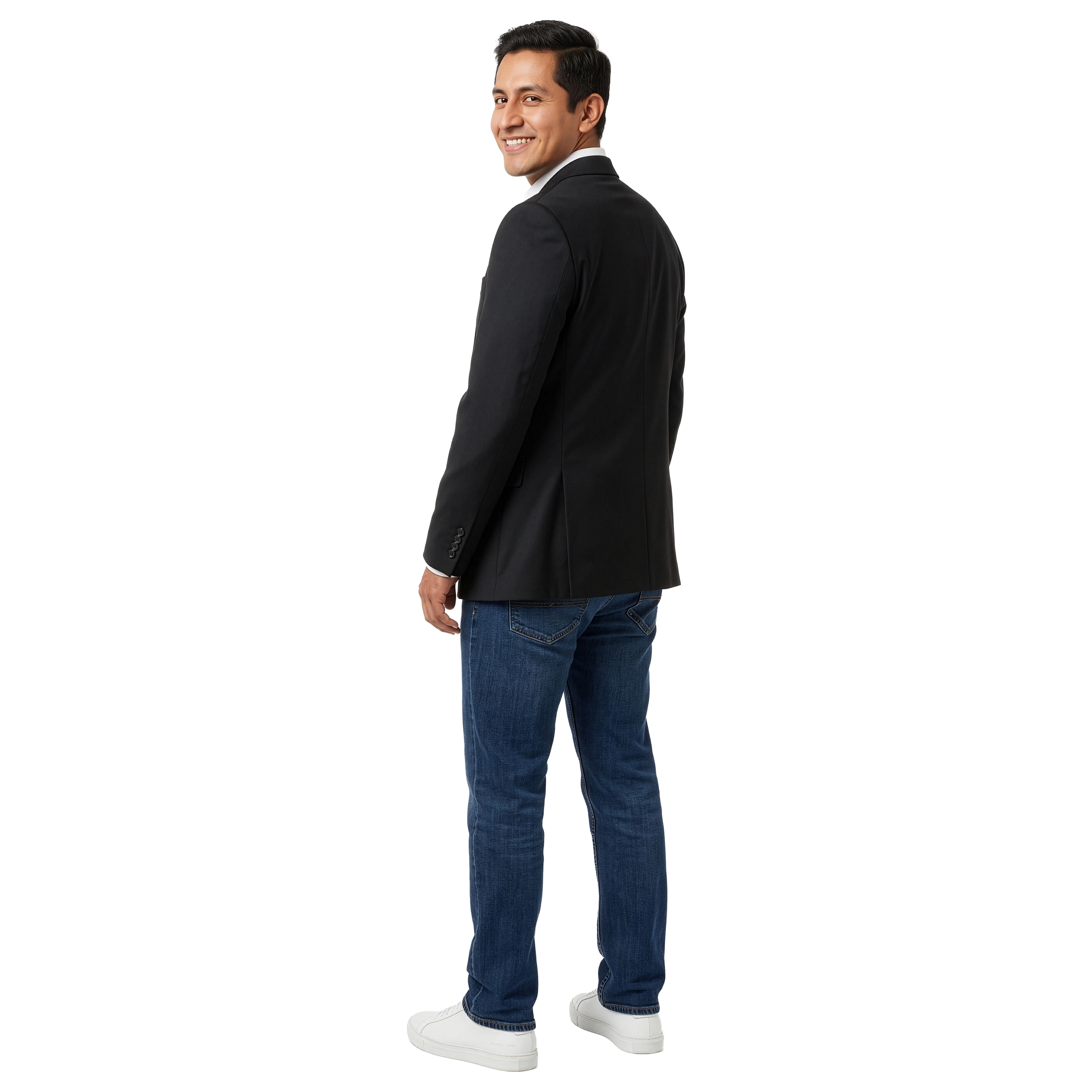 Demantie Mens Modern Fit Solid Sport Coat