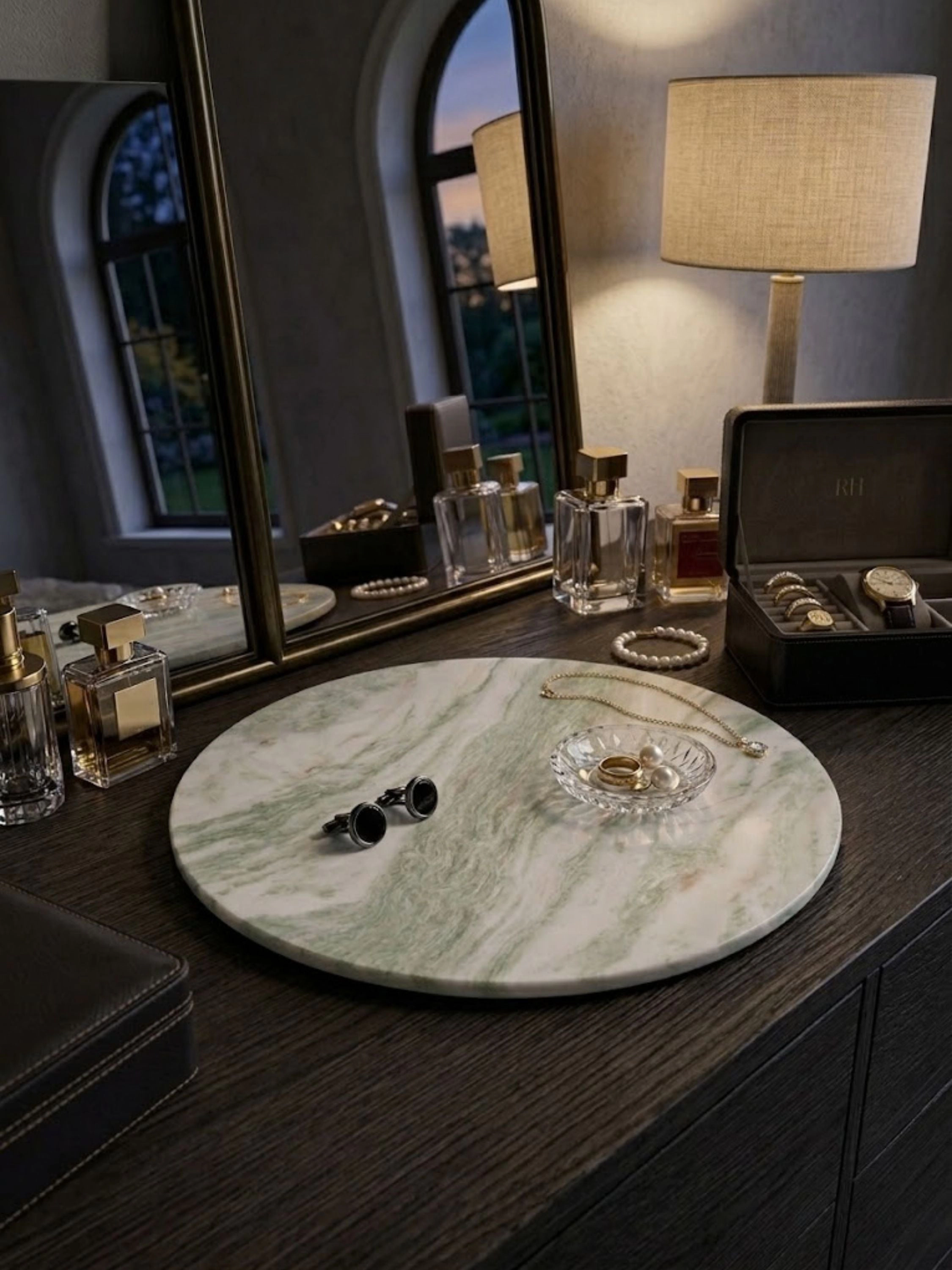 GAURI KOHLI Moonlight Onyx Tray