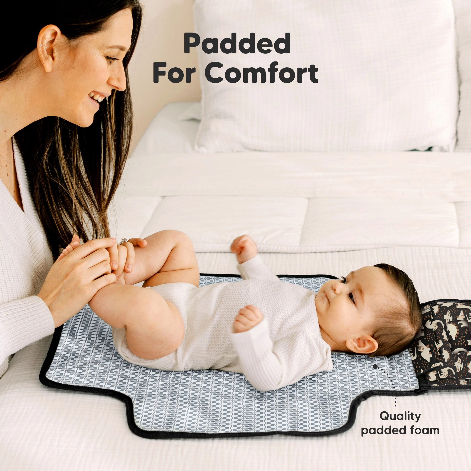 KeaBabies Ezee Diaper Changing Pad for Baby Boys, Girls