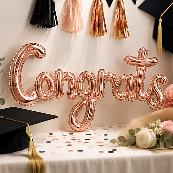 LoonBalloon Rose Gold 