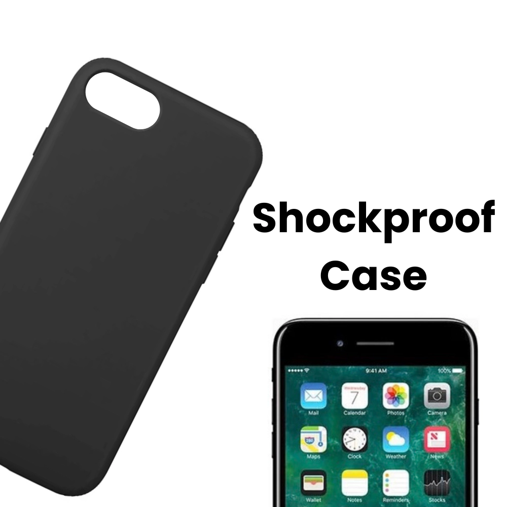 Qixxronics Cellphone Case for iPhone SE2 / iPhone SE3 Silicone Case Shock-Absorbent Protective Phone Cover