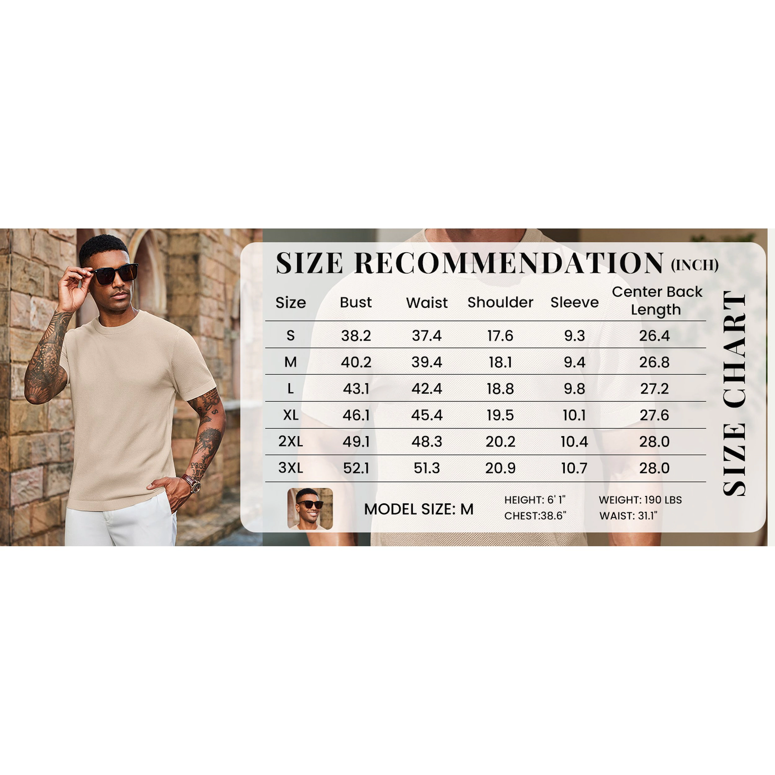 COOFANDY Men's Regular Fit Short Sleeve Crew Neck Pullover Sweater