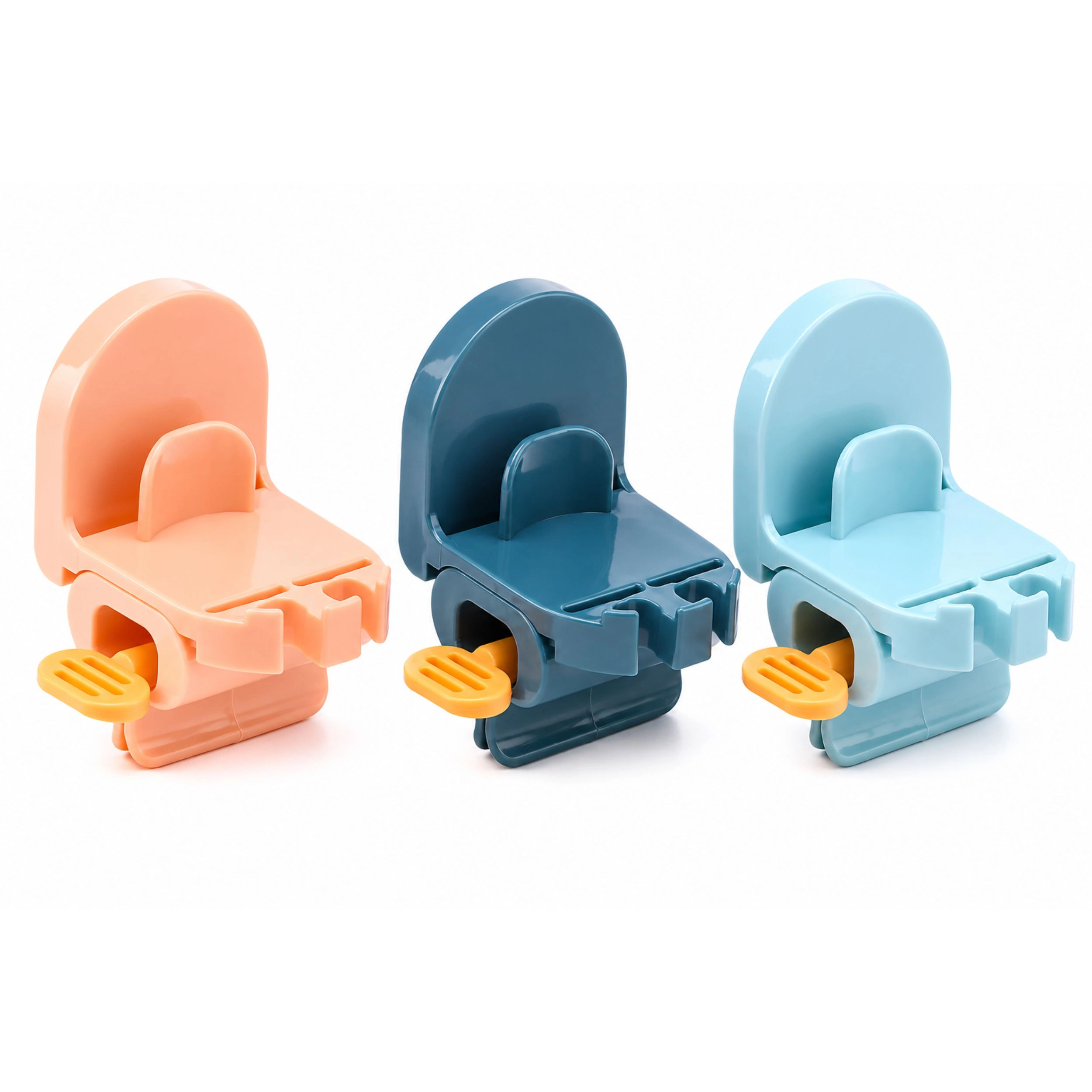 Home Collection 3-in-1 Toothpaste Dispenser Toothbrush Holder Wall Mount Organizer