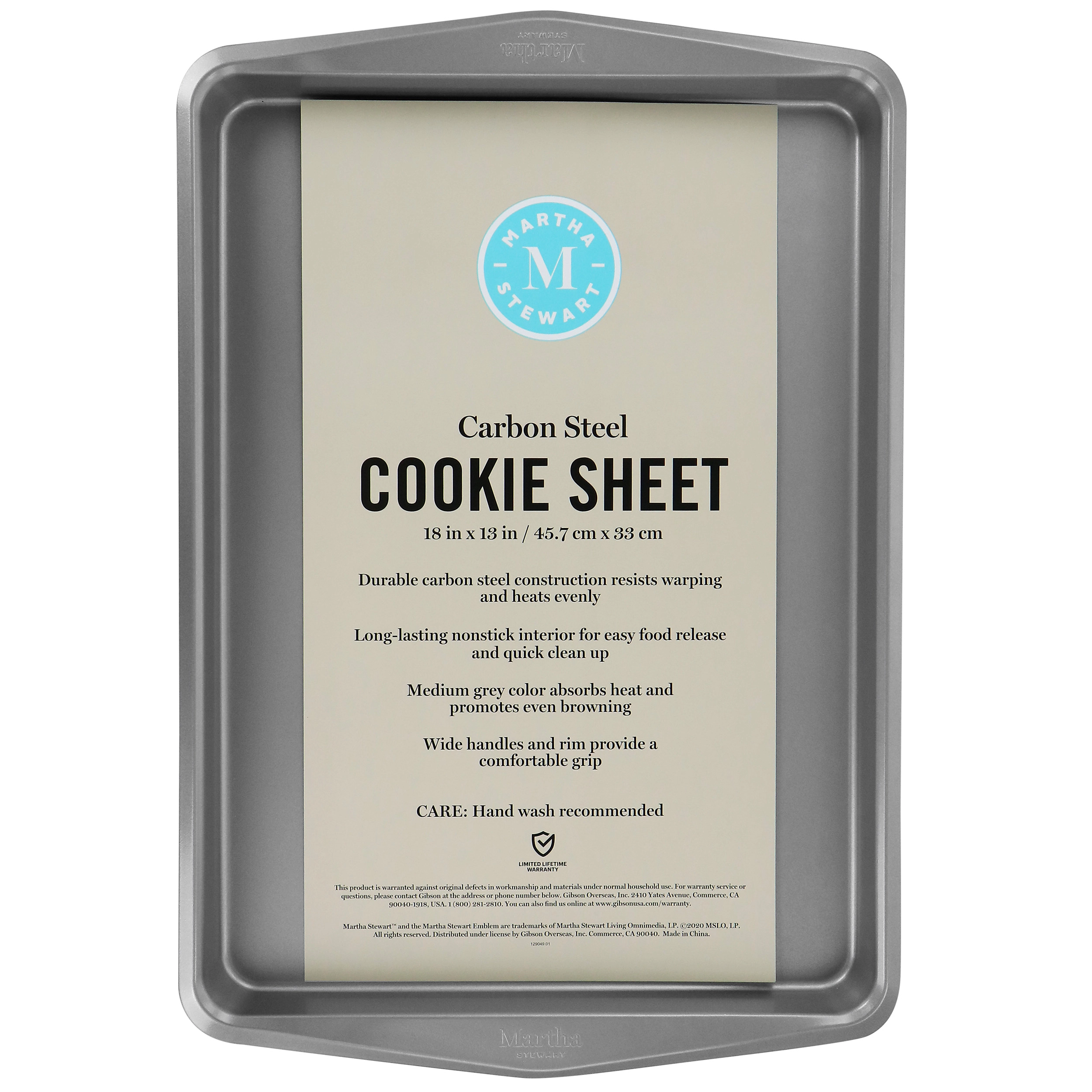 Martha Stewart 18in Carbon Steel Cookie Sheet
