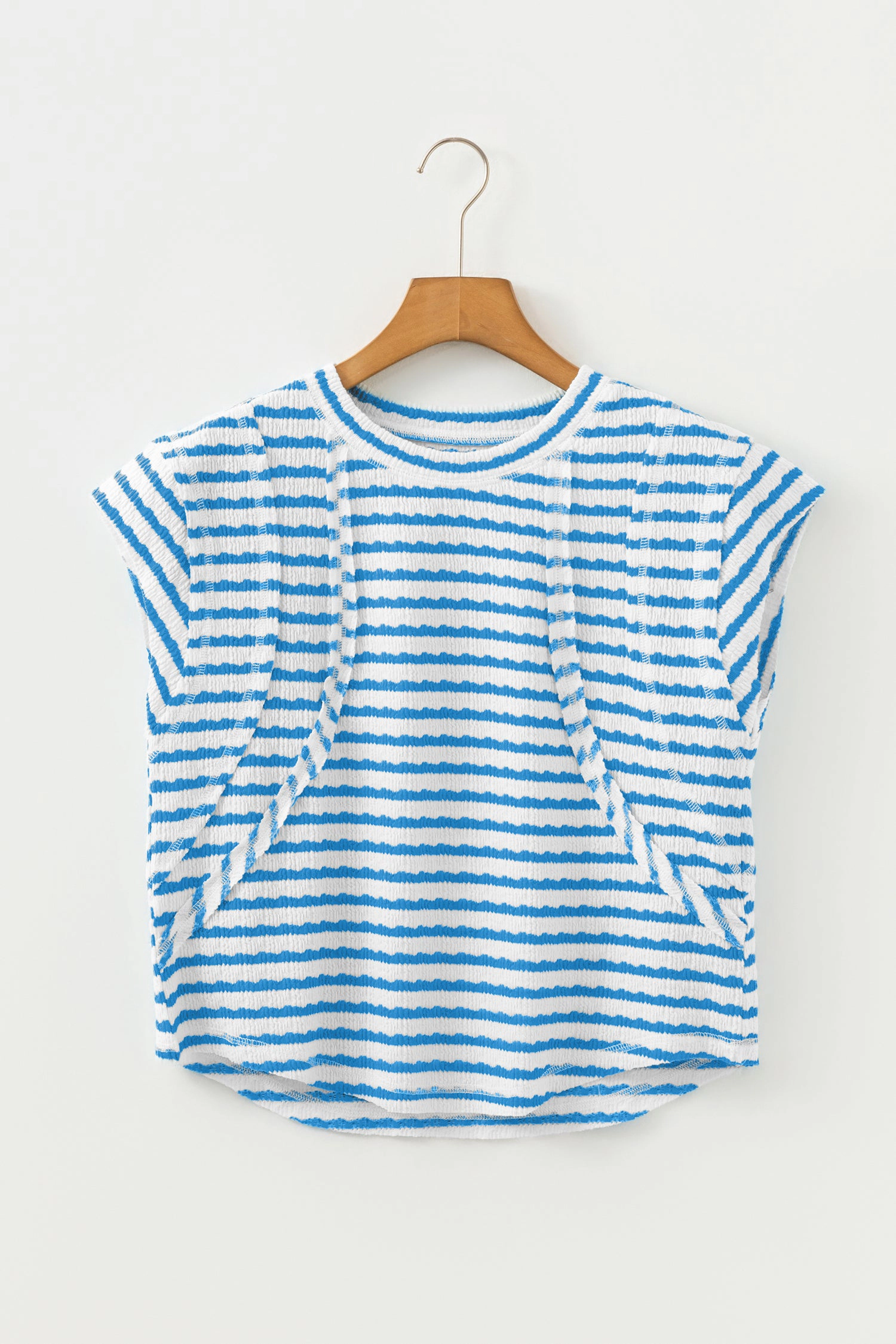 Threaded Pear Women's Maddie Sleeve Patchwork T Shirt