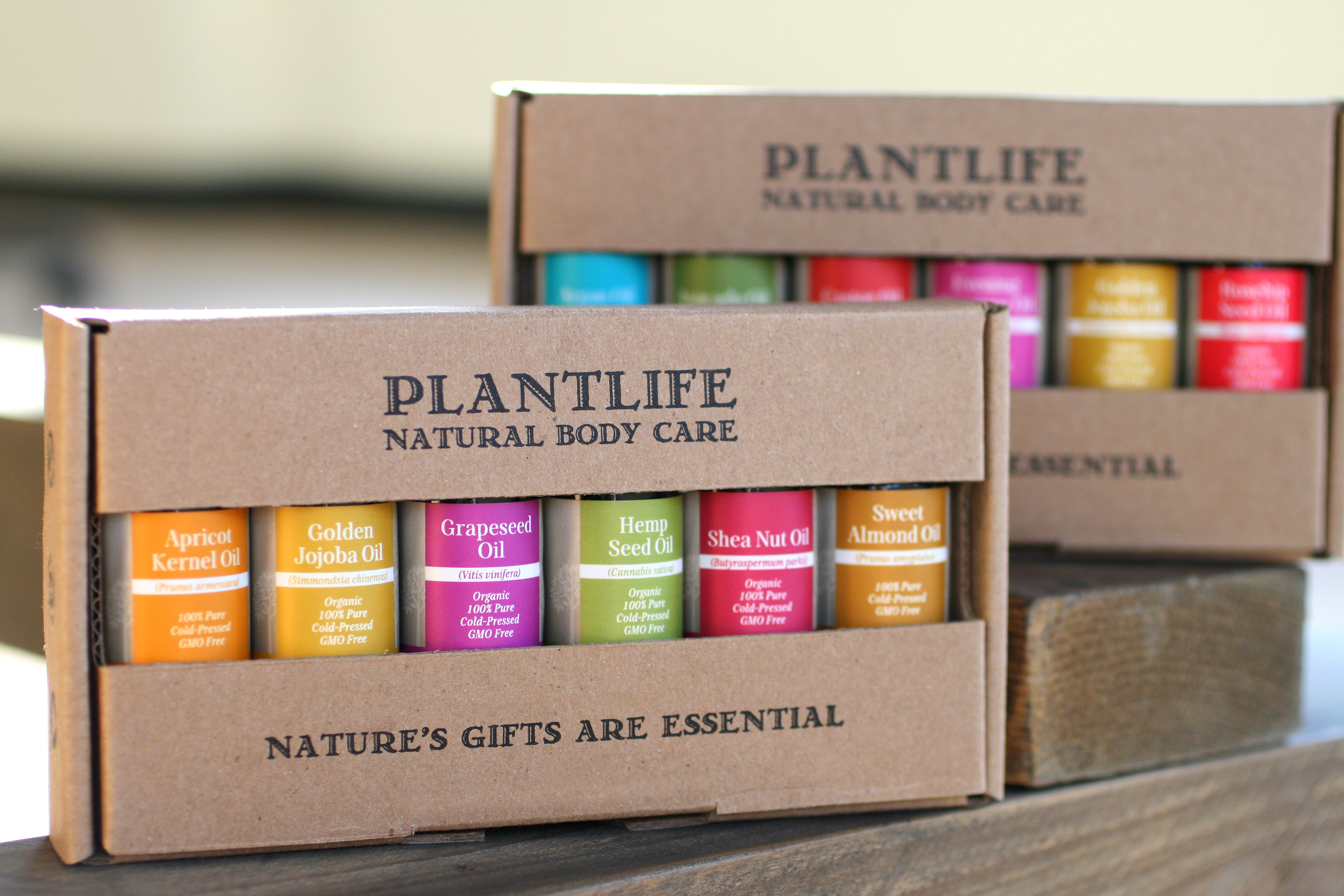 Plantlife Best Carrier Oils for Skin and Hair Set