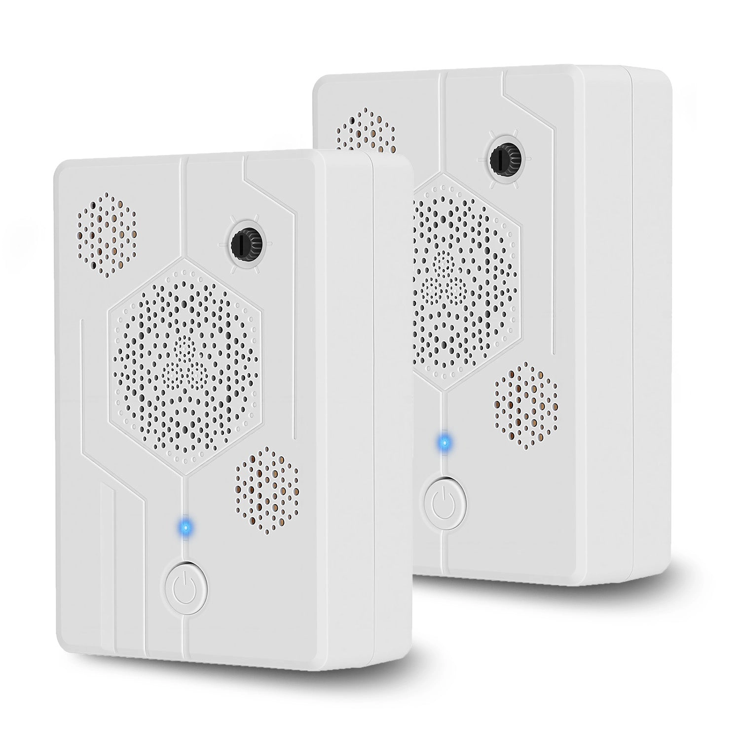 GBruno 2-Pc Rechargeable Ultrasonic Pest Repellent