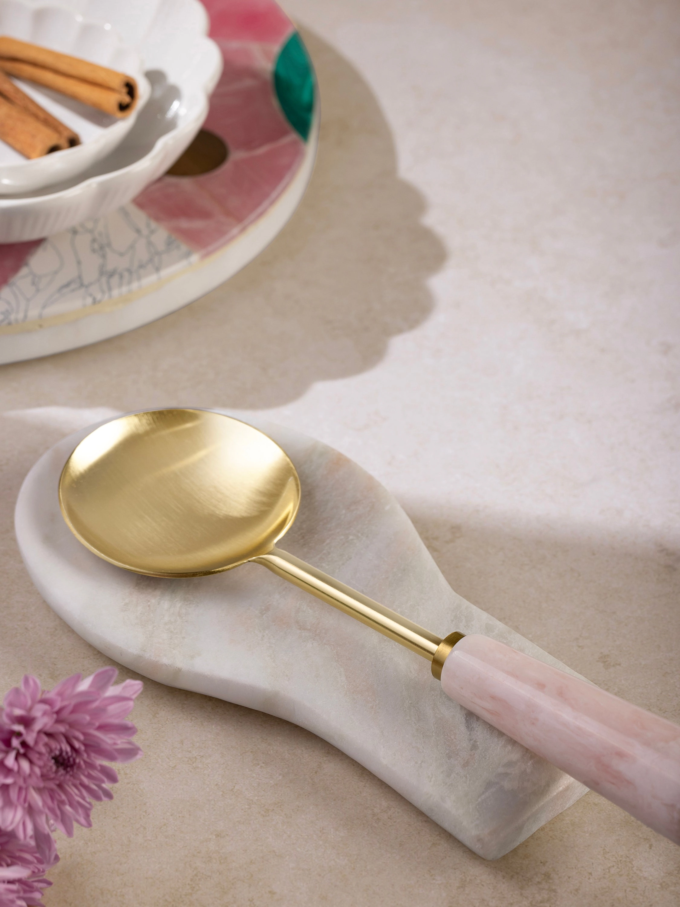 GAURI KOHLI Machu Picchu Onyx Spoon Rest