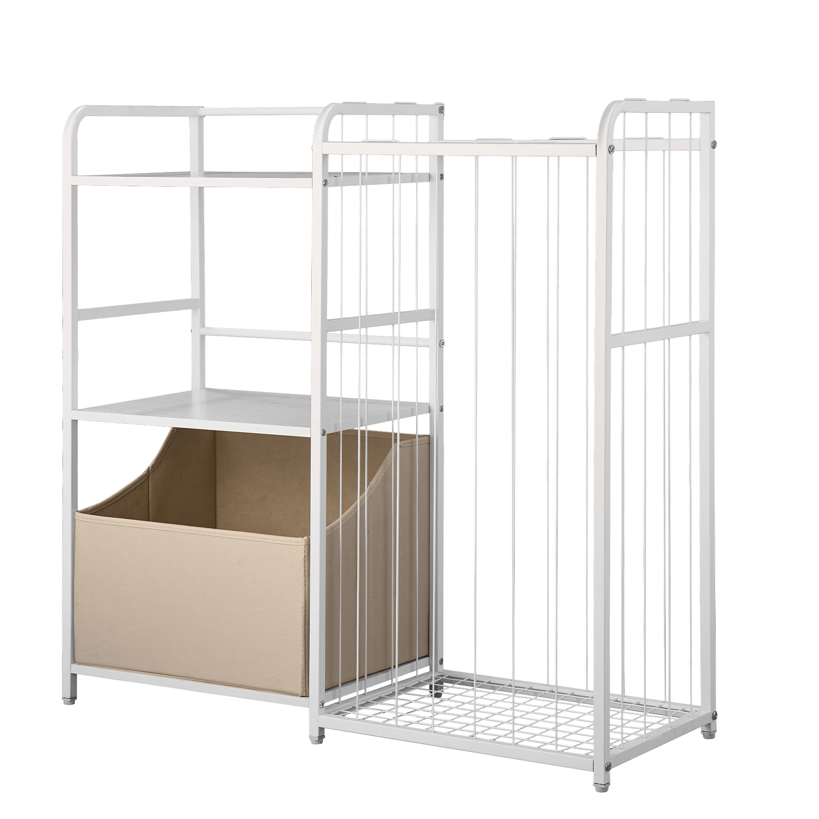 HONGGE Kids Bookshelf and Toy Storage Organizer for Kids Room