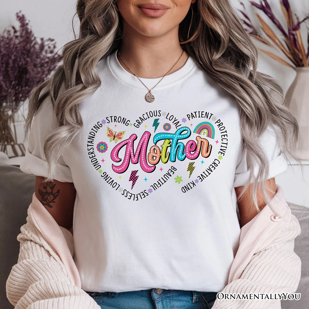 OrnamentallyYou Womens Inspiring Words For Mothers Heart T-Shirt