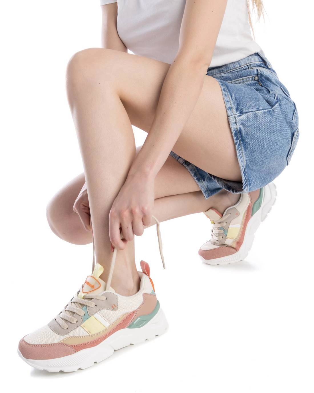 Refresh Women's Sneakers Casual Round-Toe Flat