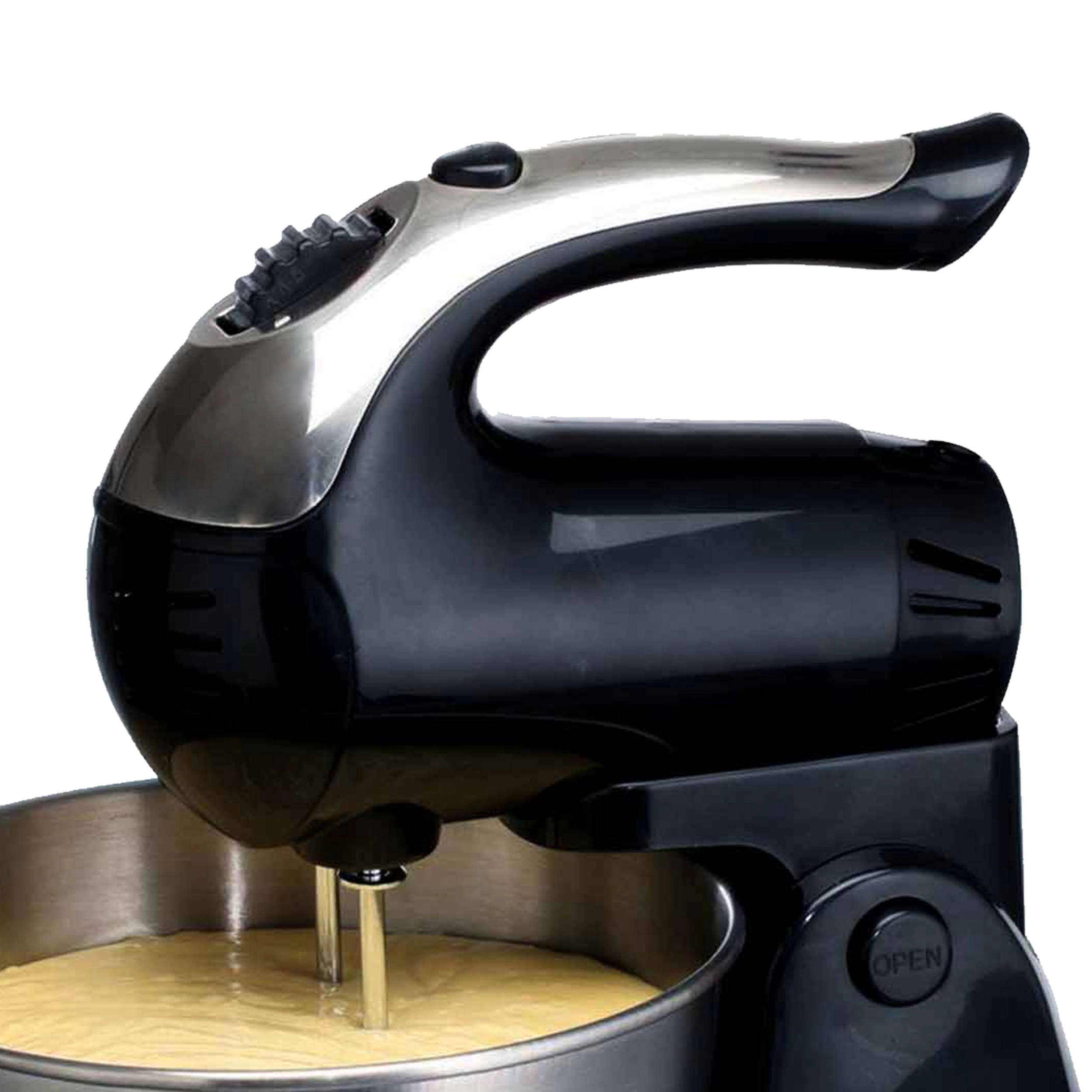 Brentwood 5-Speed Stand Mixer Stainless Steel Bowl 200W Black