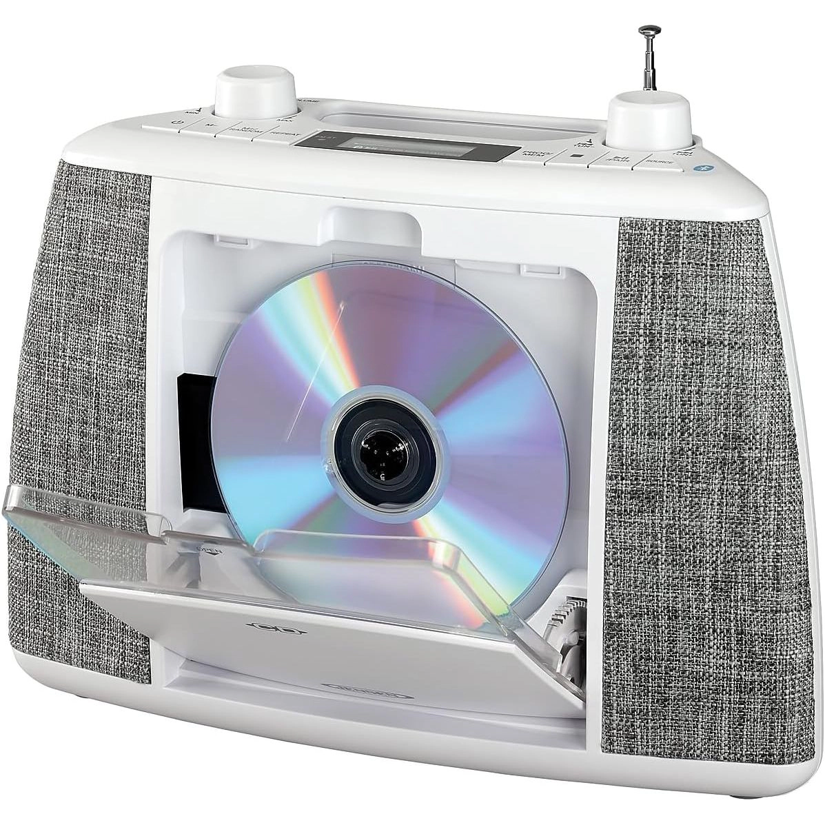 Jensen Portable Bluetooth CD Stereo System with AM/FM Radio CD-565