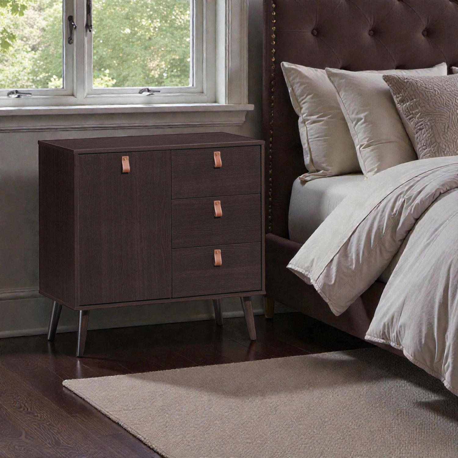 Hivvago Storage Console featuring a 3-Drawer Design for Display Use