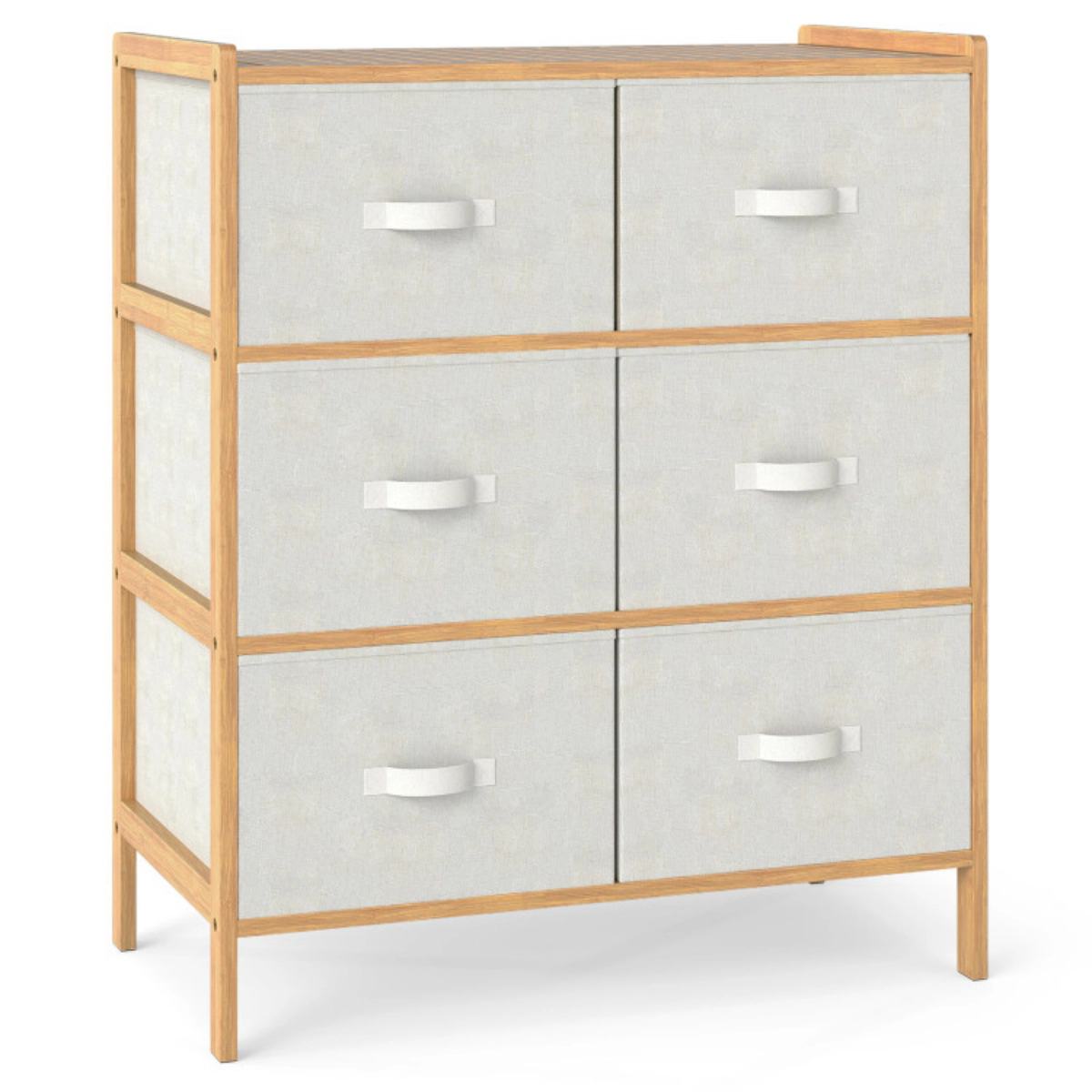 SlickBlue 6-Drawer Dresser Storage Organizer Cabinet
