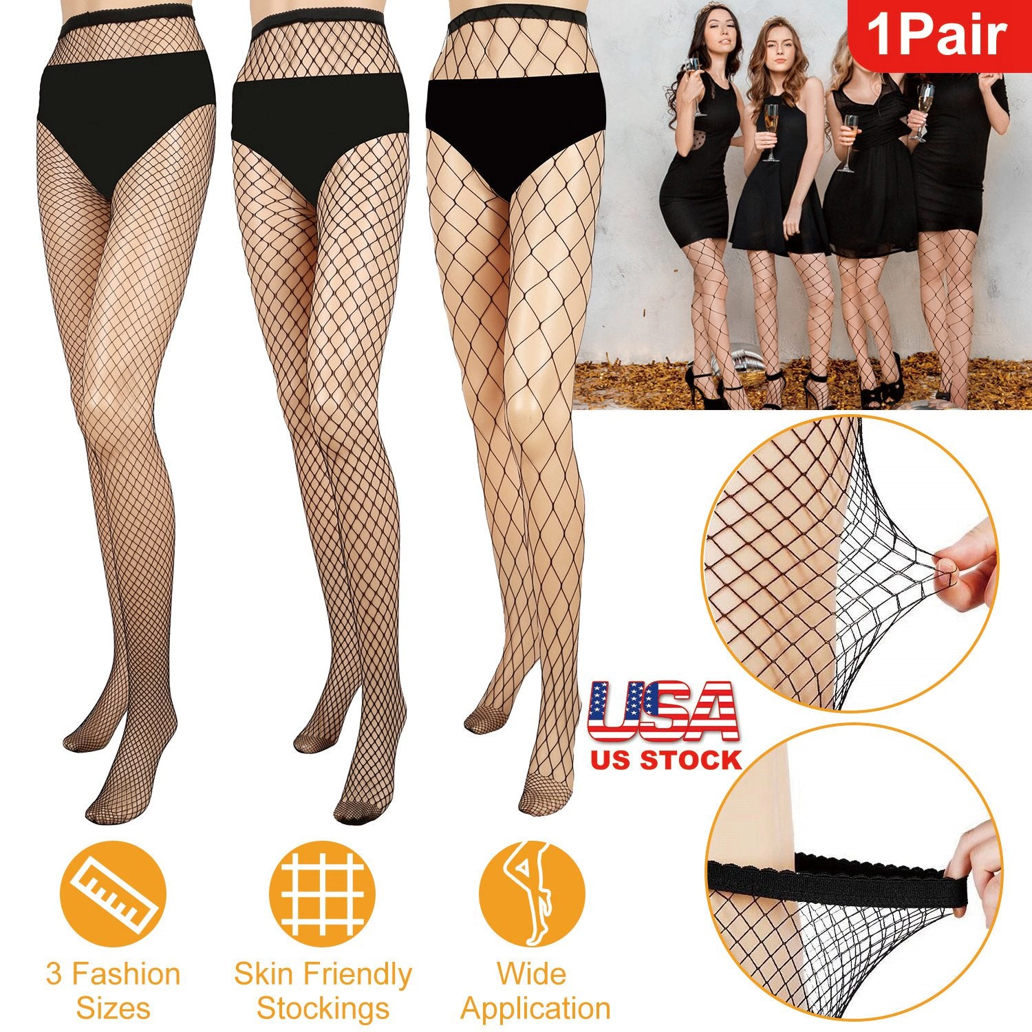 GBruno Stretchy Fishnet Tights