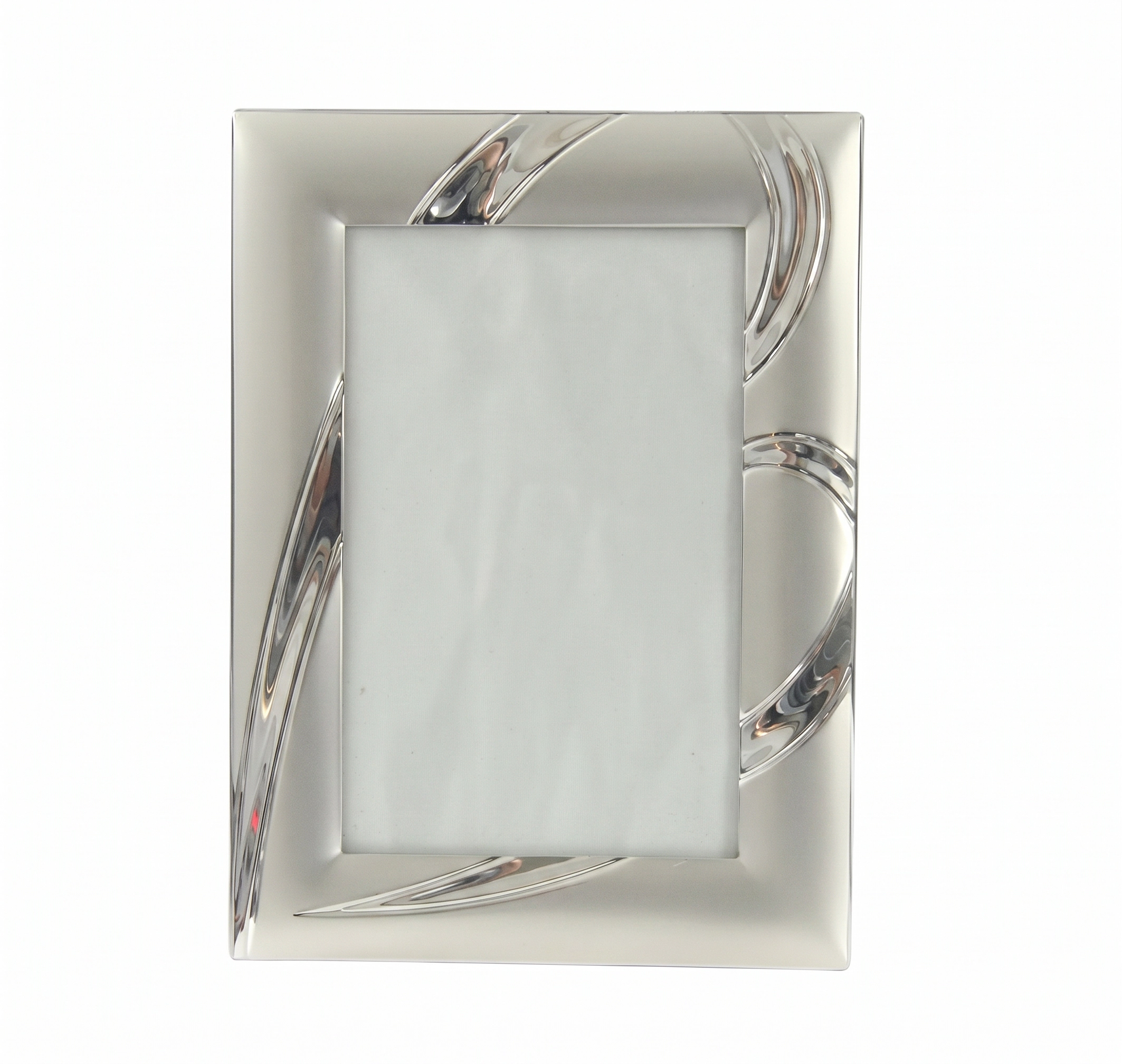 Jiallo Valentina 4x6" Frame, Satin SP w/ Silver