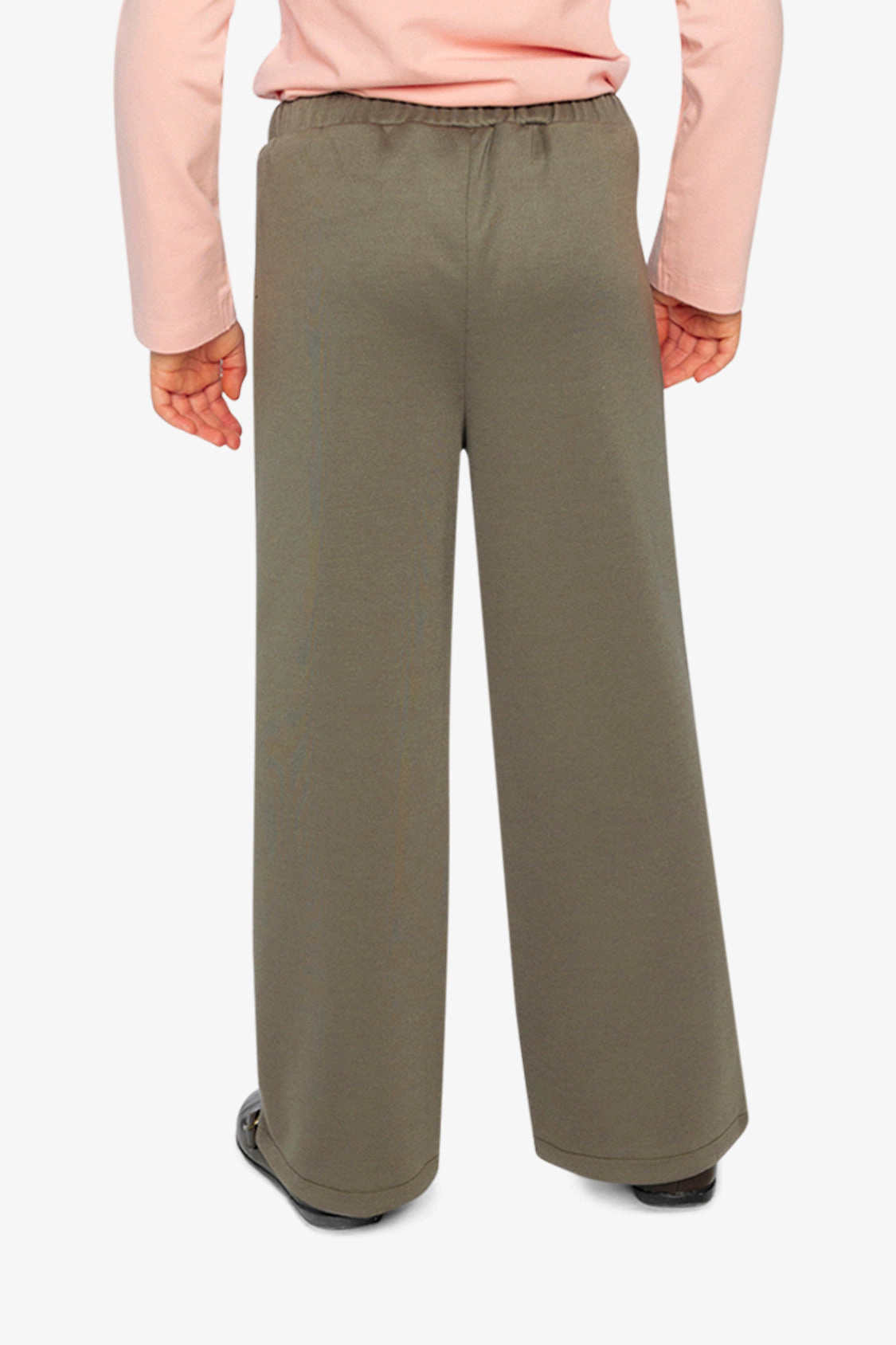 Deux par Deux Girls Elastic-Waist Flare Pants