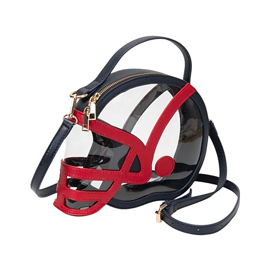 Fashnzfab Transparent Gameday Football Helmet Shaped Crossbody Hand Bag