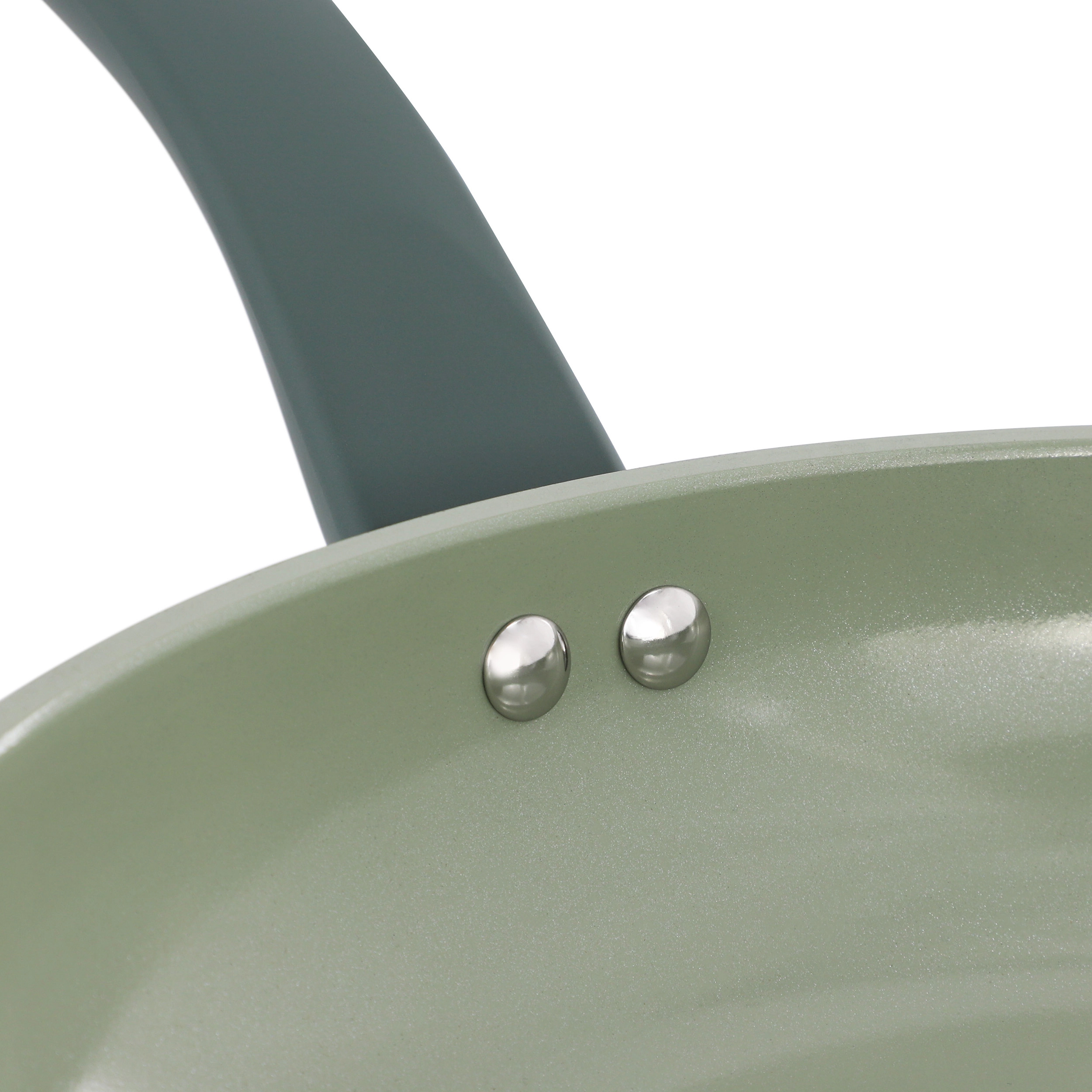 Oster Sutterville Choice 12 Inch Ceramic Nonstick Frying Pan in Evergreen