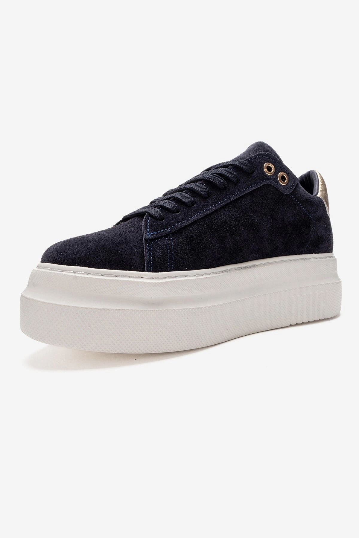 Forever & Always Womens Nera Leather Casual Sneaker
