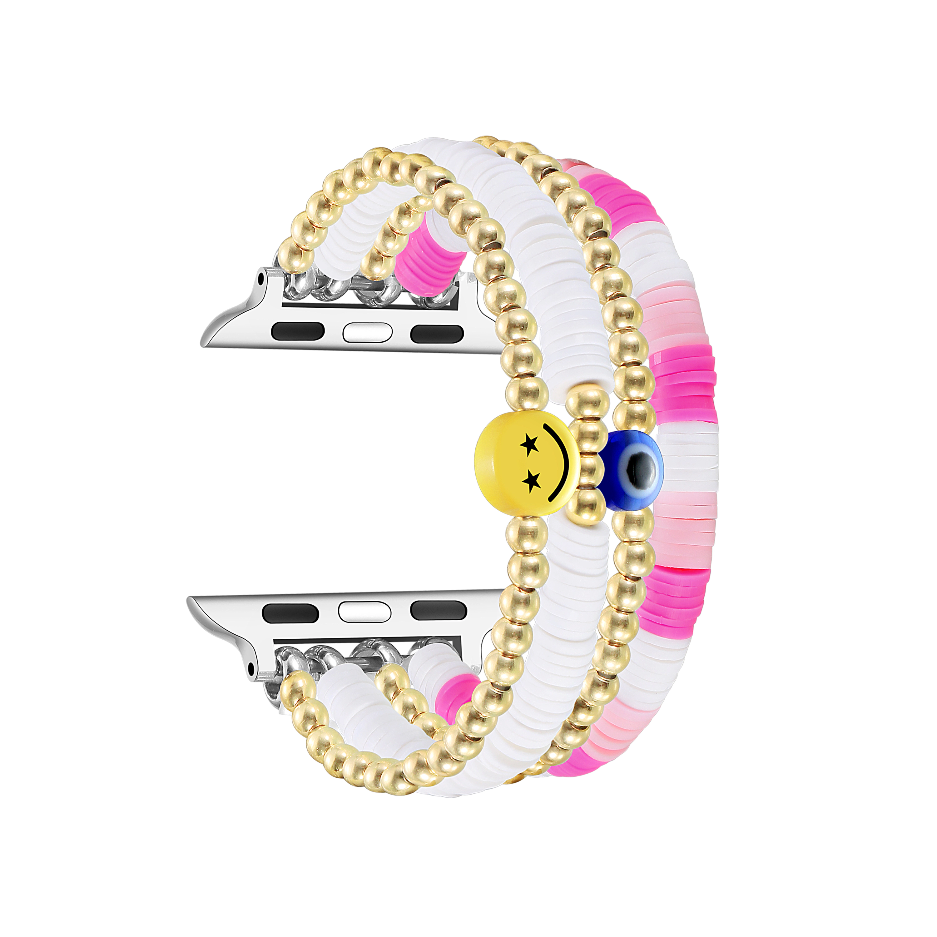 Posh Tech Womens Bestie Beaded Band for Apple Watch