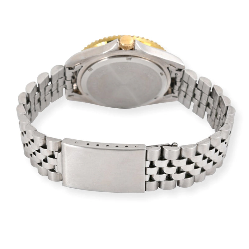 Peugeot Men's Round Day-Date Rotating Bezel Watch with Stainless Steel Bracelet