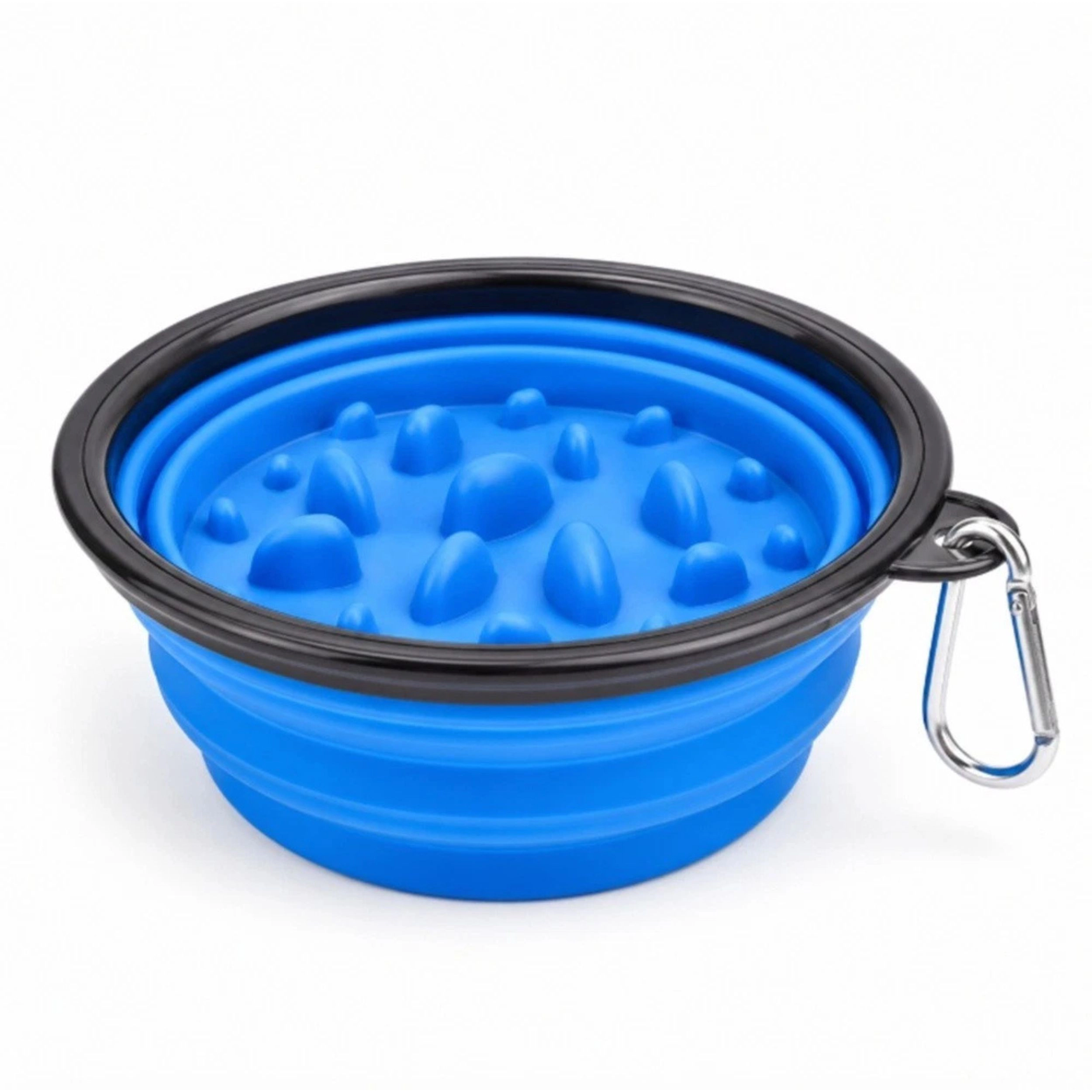 Home Collection 350ML Collapsible Slow Feeder Dog Bowl Portable Travel Pet Dish