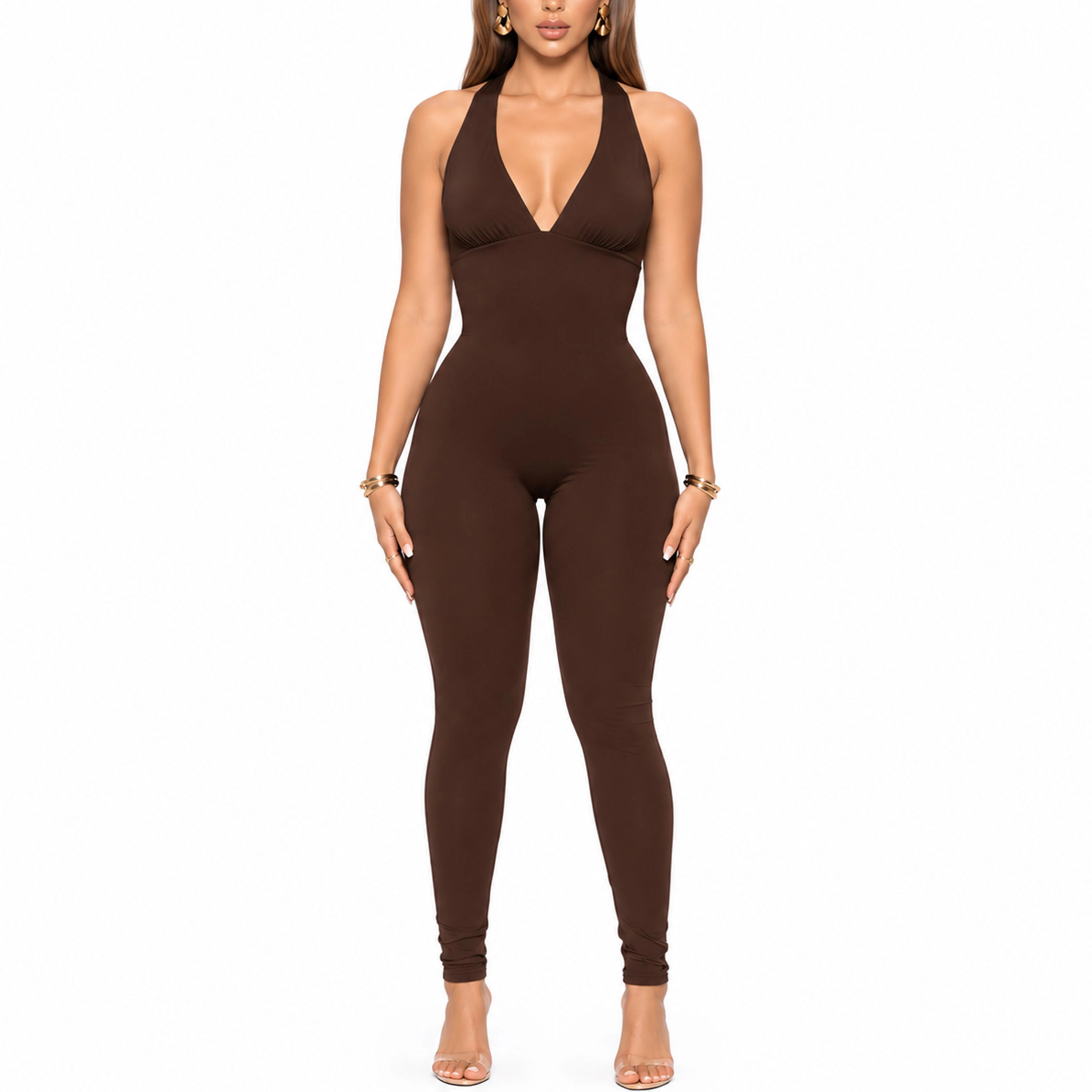 YAHAIRA Women's Jumpsuit Open Back With Butt Lifter