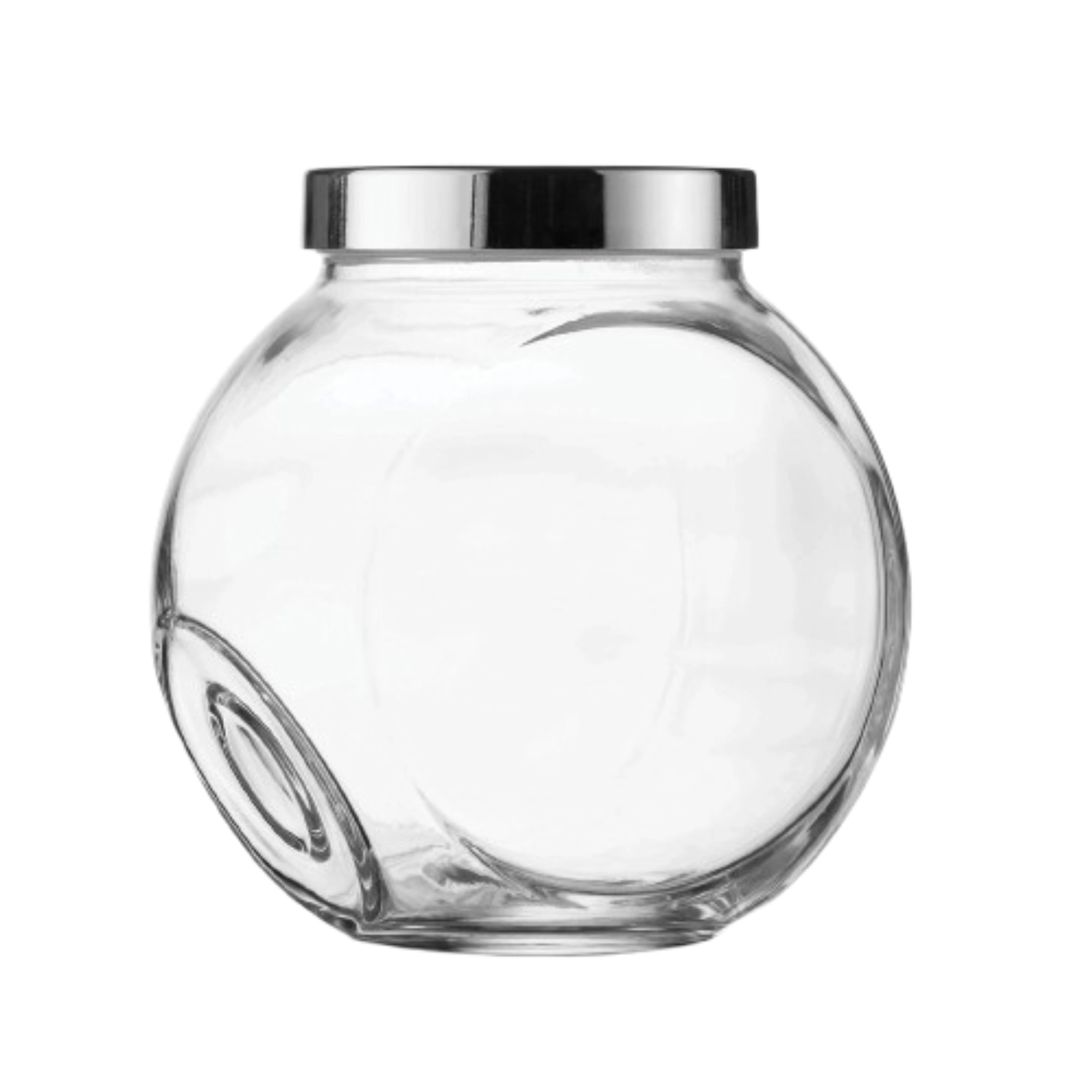 Home Collection 75.5 oz Glass Food Storage Jar with Airtight Metal Lid