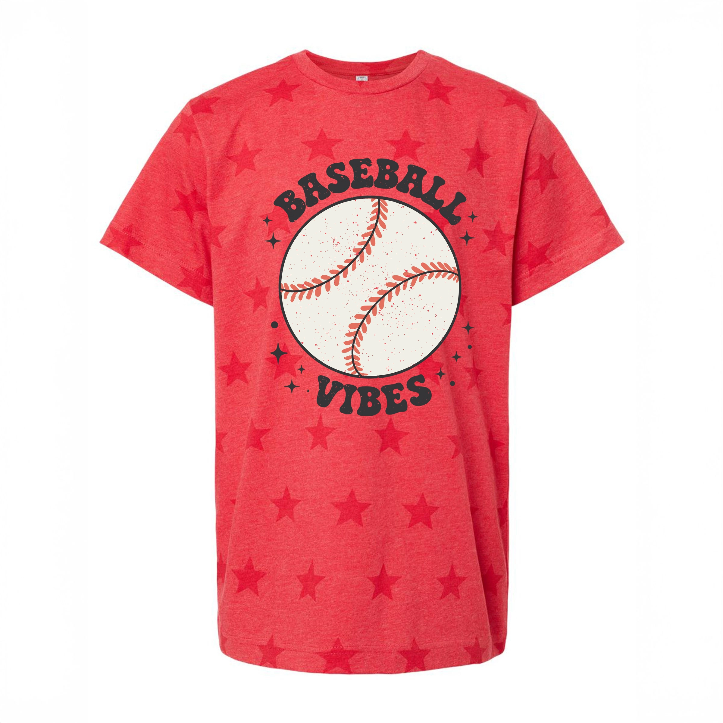 The Juniper Shop - Vintage Baseball Vibes Youth Short Sleeve Star Tee