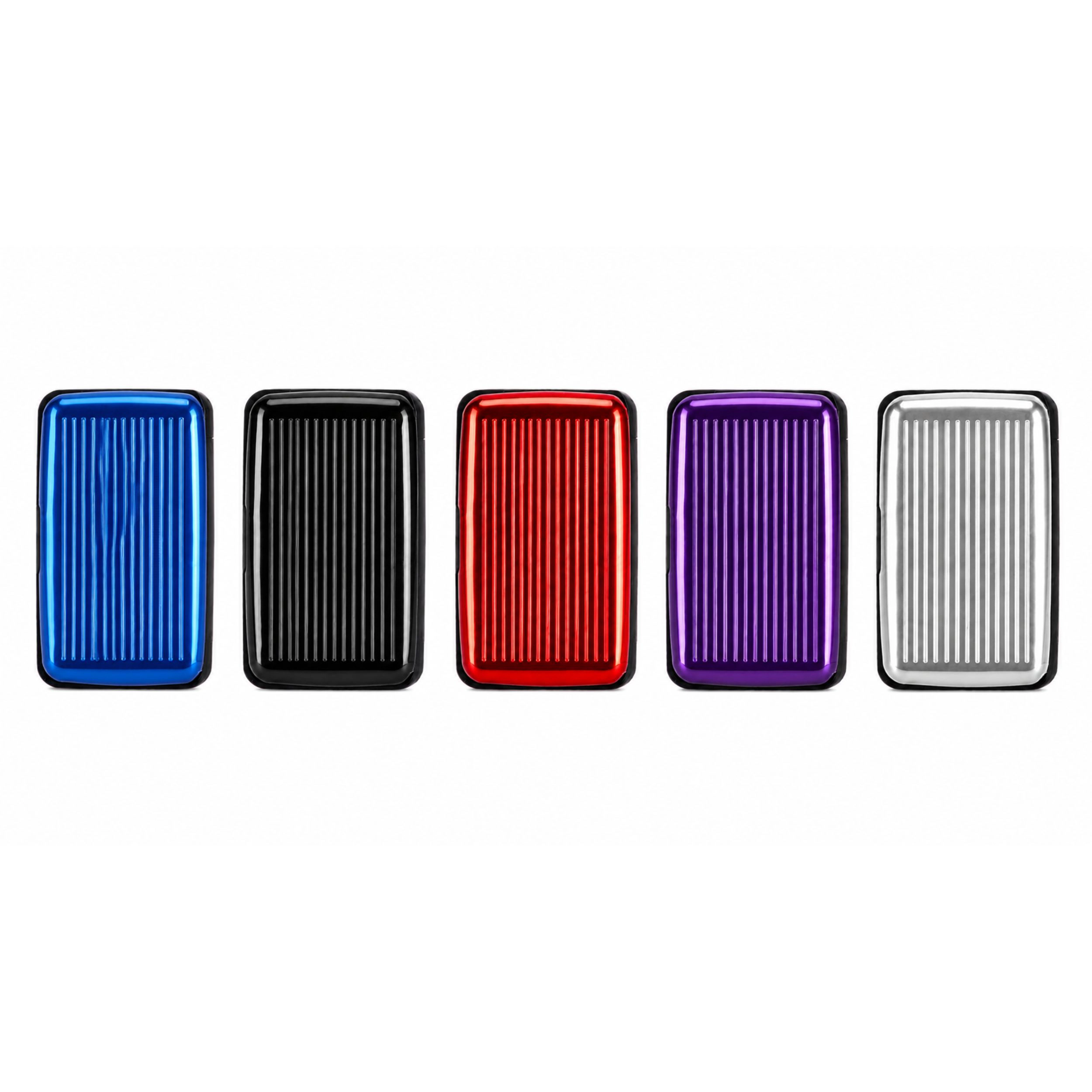 Home Collection RFID Blocking Aluminum Credit Card Holder Wallet with 6 Slots