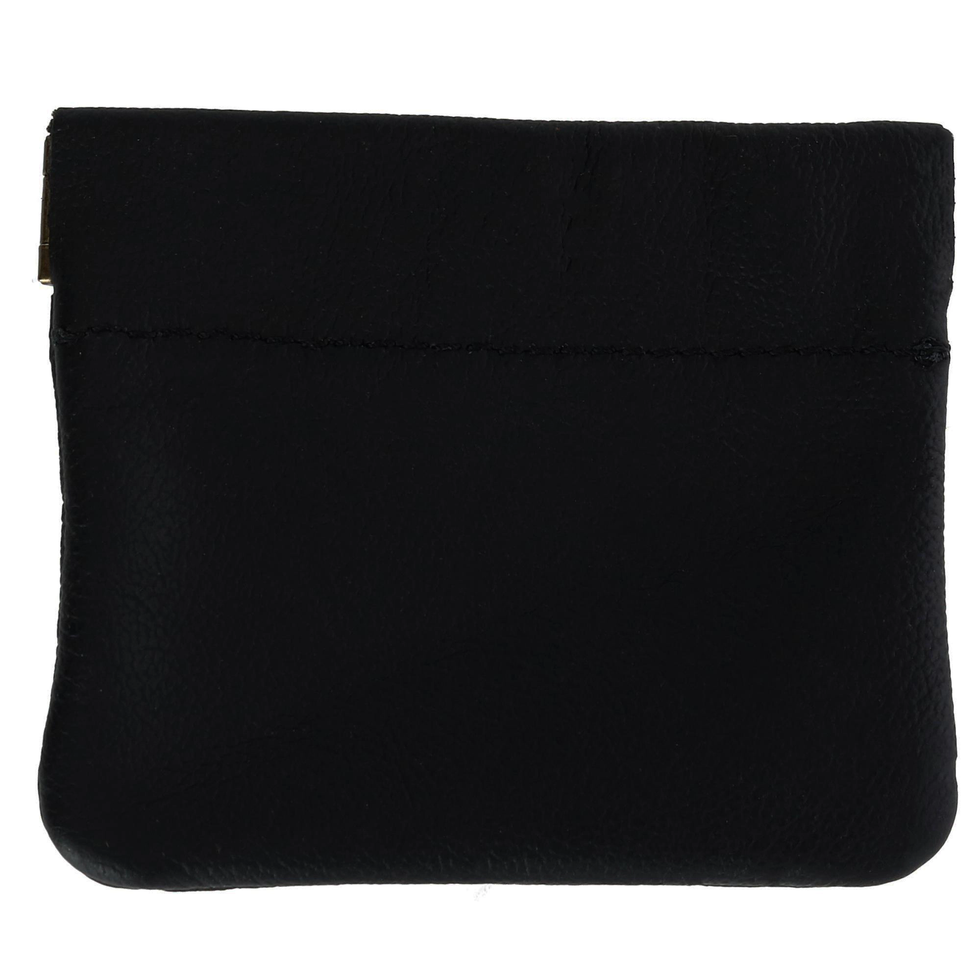 CTM Leather Squeeze Coin Change Pouch