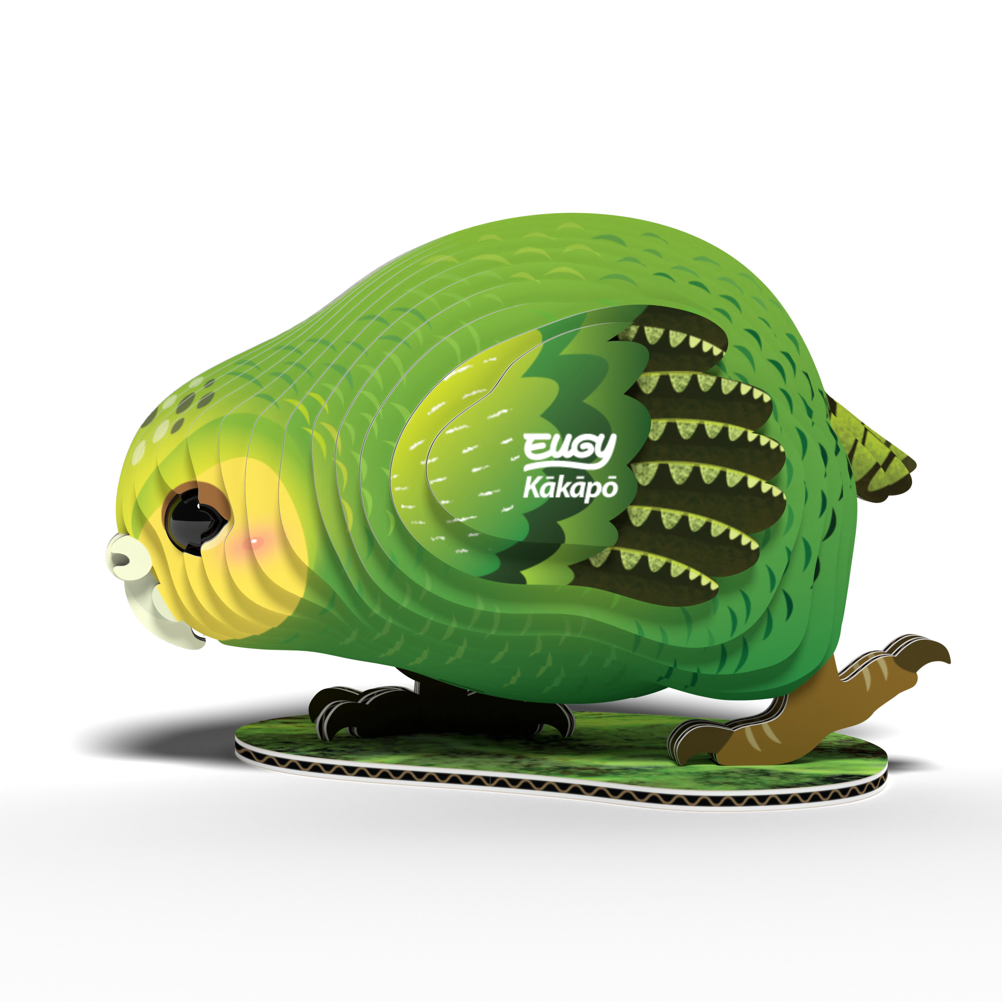 EUGY Kakapo 3D Puzzle - contains 27 puzzle pieces