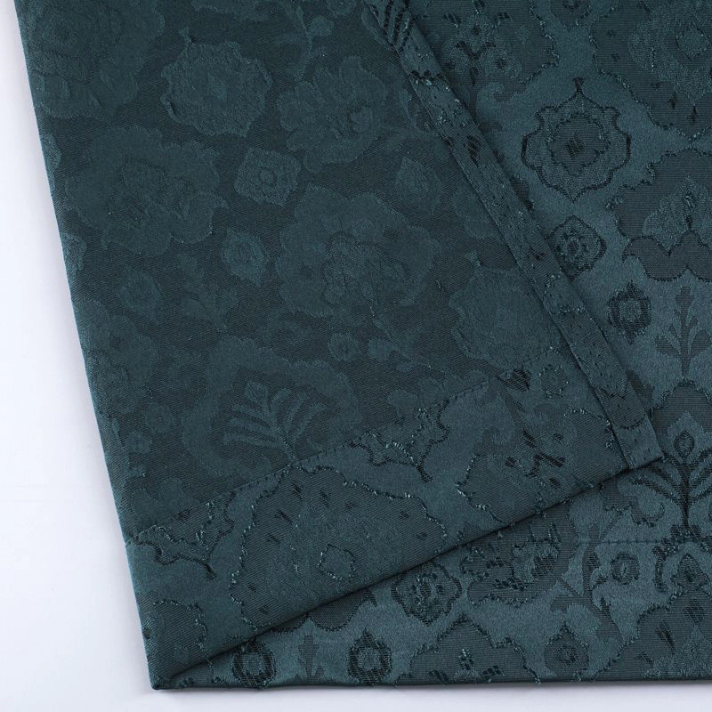 Kate Aurora Regency Collection Raised Jacquard Damask Grommet Top Curtains