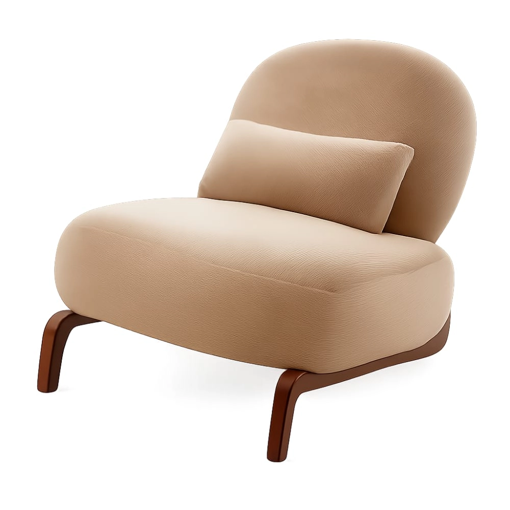 GOODSILO Upholstered Fabric Accent Chair