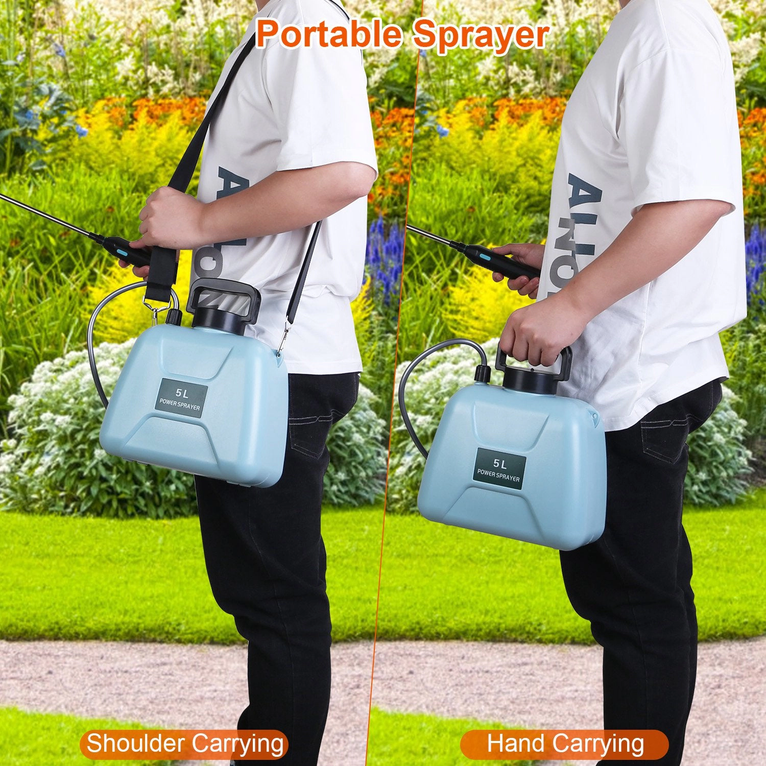 GBruno 5L Rechargeable Electric Plant Sprayer