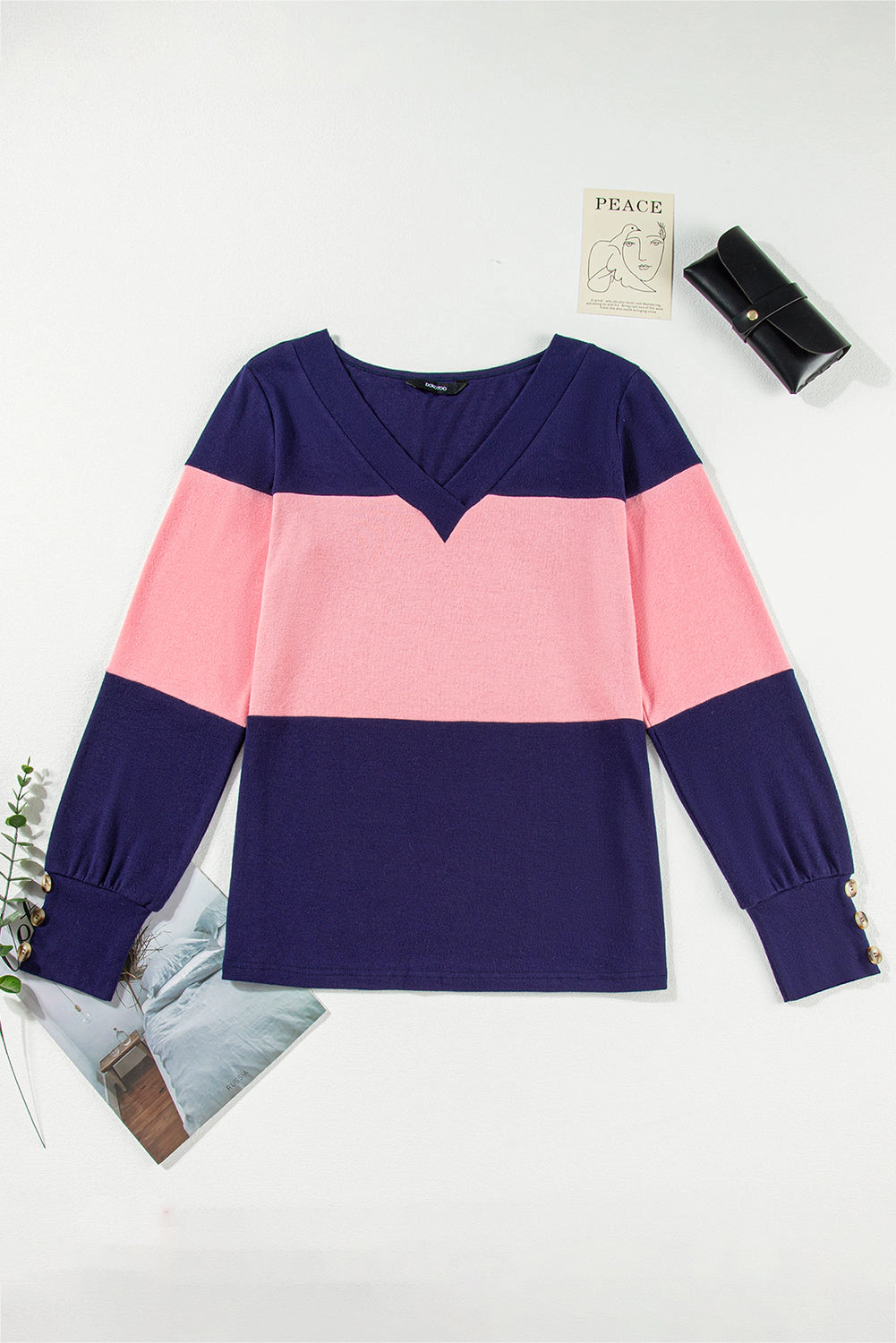 Threaded Pear Women's Lucy Stripe Long Sleeve Top