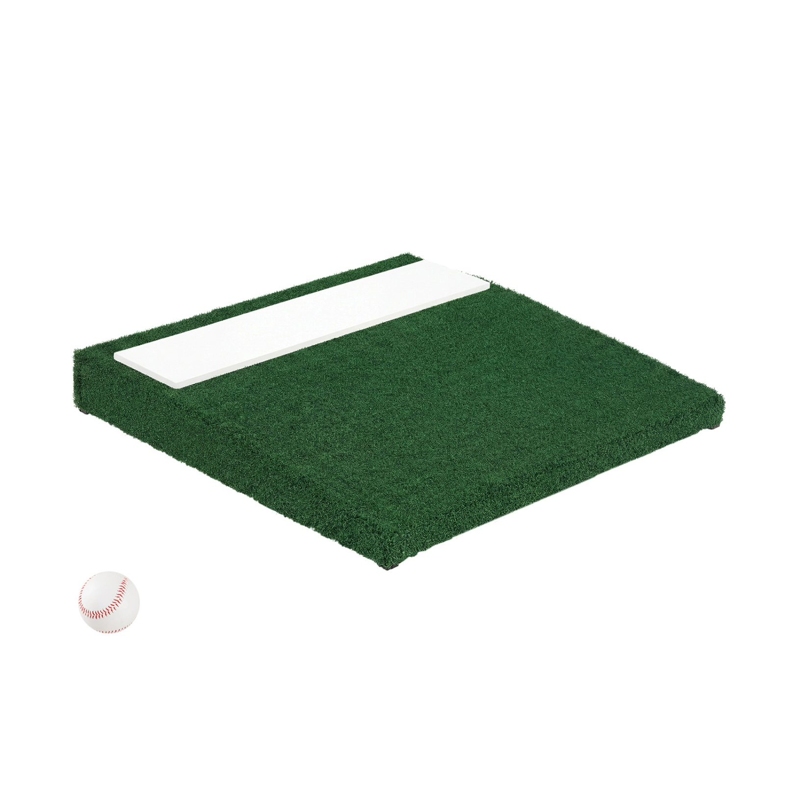 SUGIFT Portable Baseball Pitching Mound Green with EVA Plate and Carry Handle
