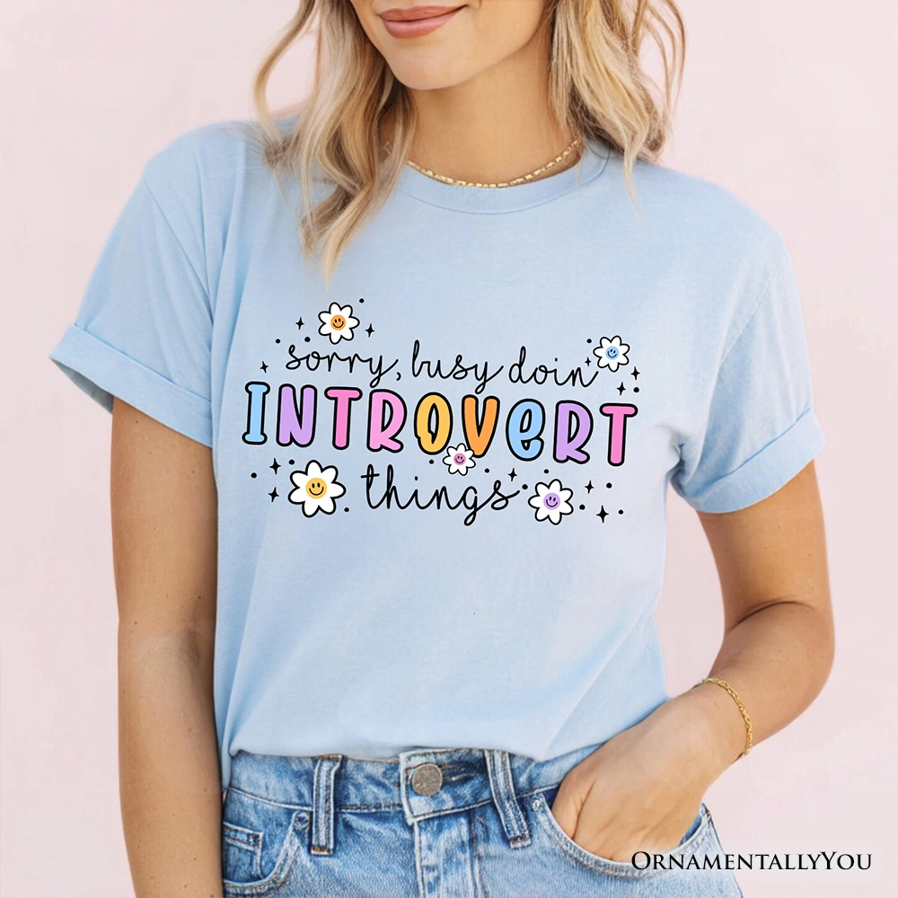 OrnamentallyYou Unisex Introvert Things Mental Health T-Shirt