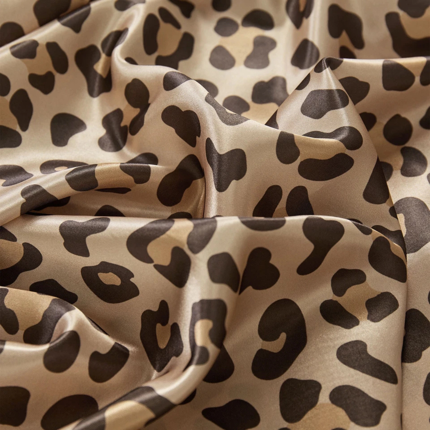 SS Design King Size Leopard Print Luxury Bed Sheets Set